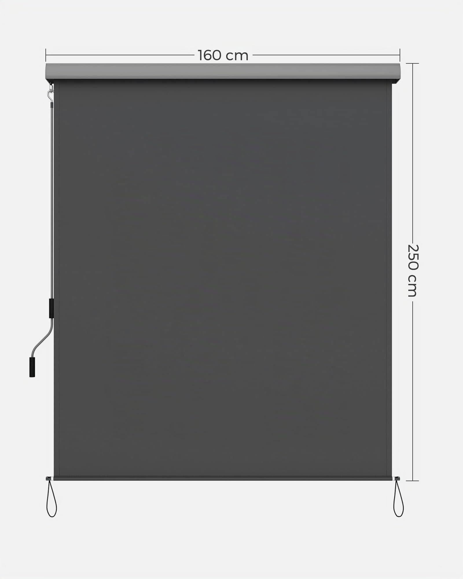 songmics-senkrechtmarkise-gsa165gy-2-5x1-6-m-sicht-und-sonnenschutz-grau image 2