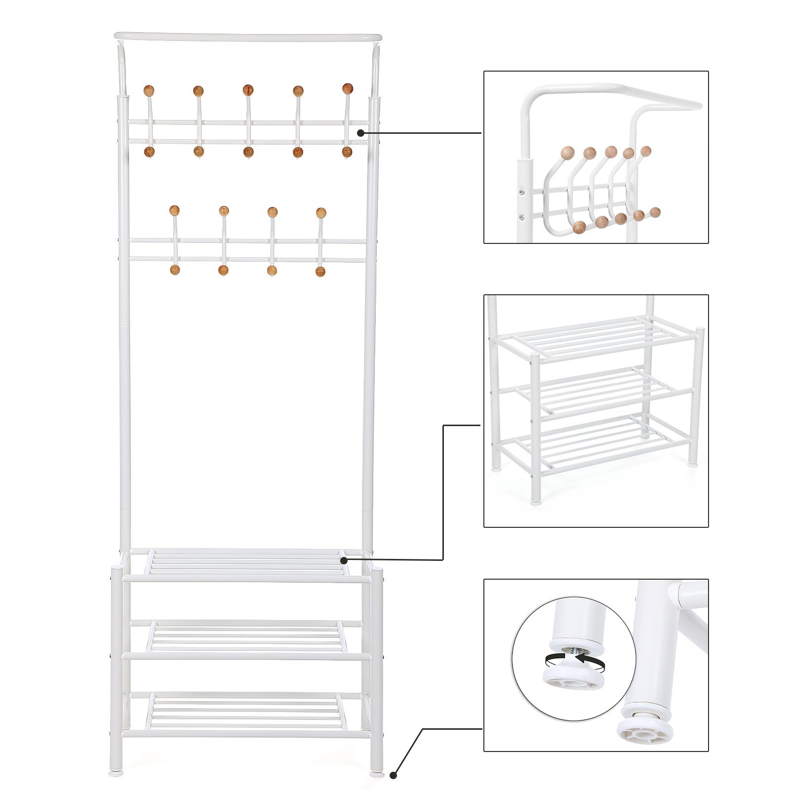 songmics-garderobenst-nder-hsr04w-metall-wei-68-8x35-2x187-cm image 7