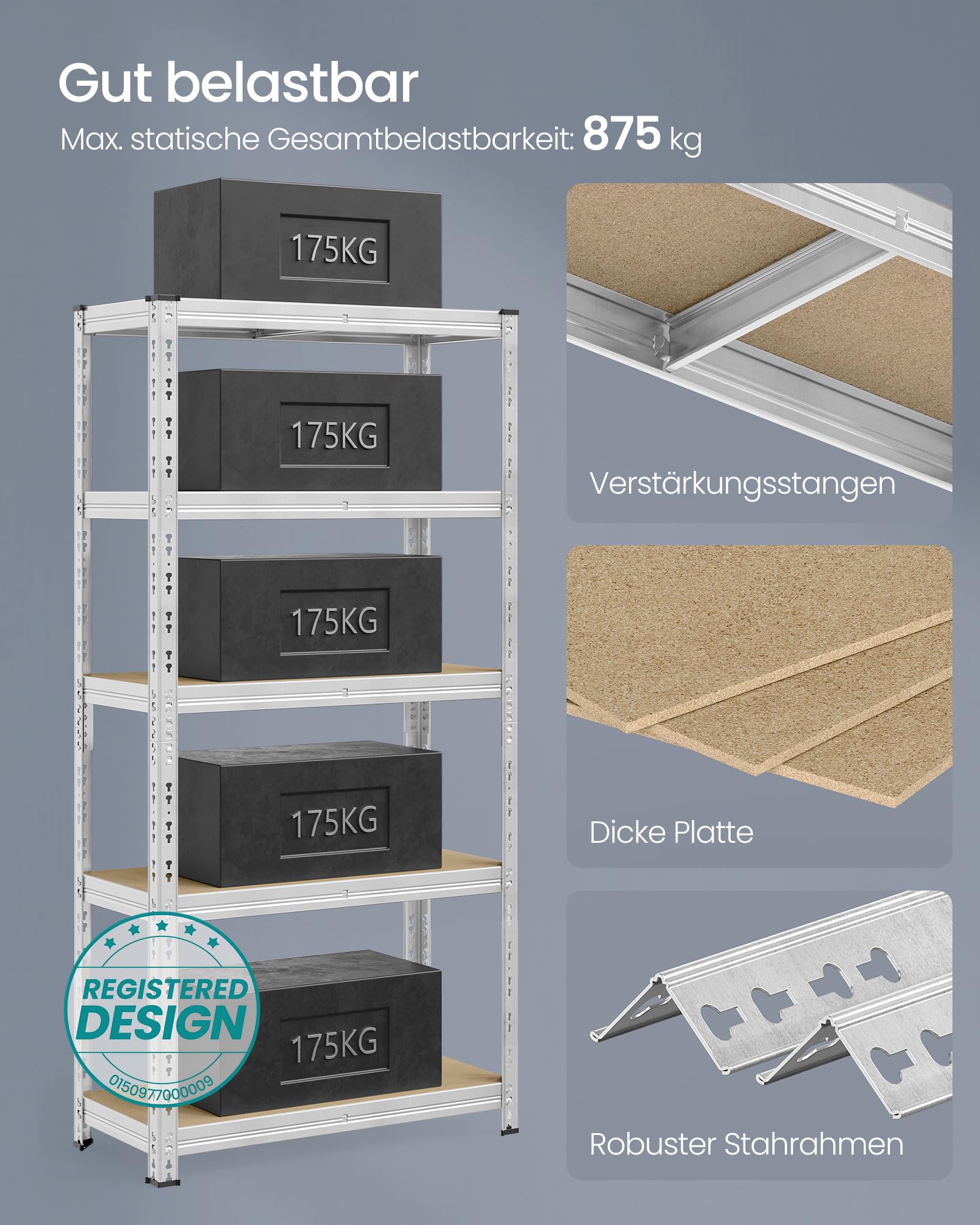 songmics-schwerlastregal-glr455e01-2er-set-40-x-90-x-180-cm-silbern image 7