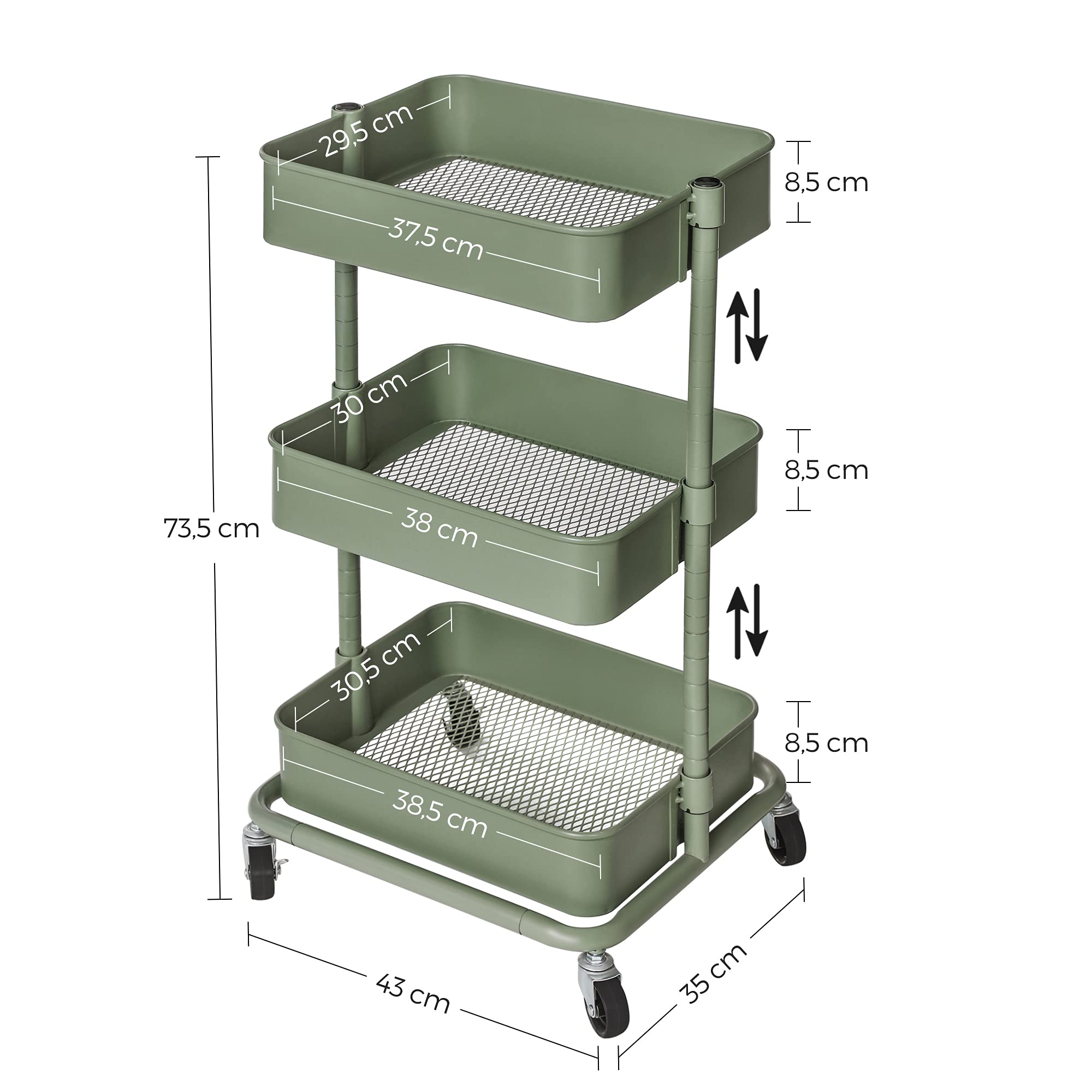 songmics-rollwagen-3-ebenen-43x35x73-5-cm-graugr-n-bsc060c01 image 7