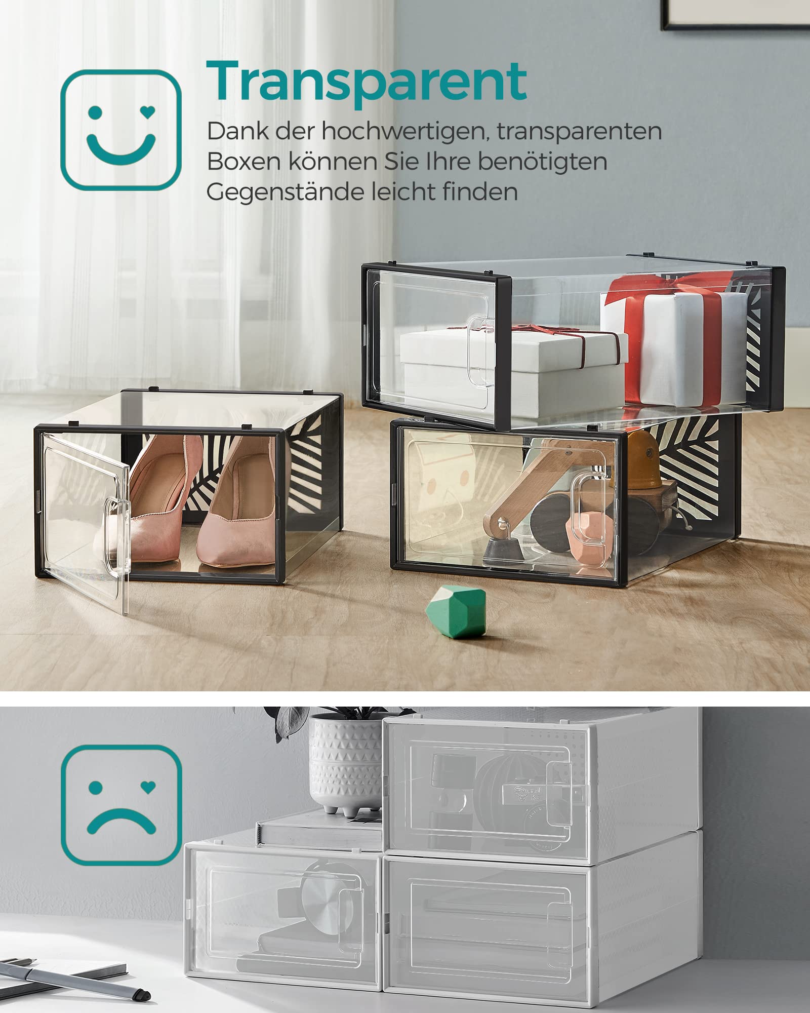 songmics-schuhboxen-18er-set-transparent-schwarz-lsp106b18-stapelbare-aufbewahru image 7