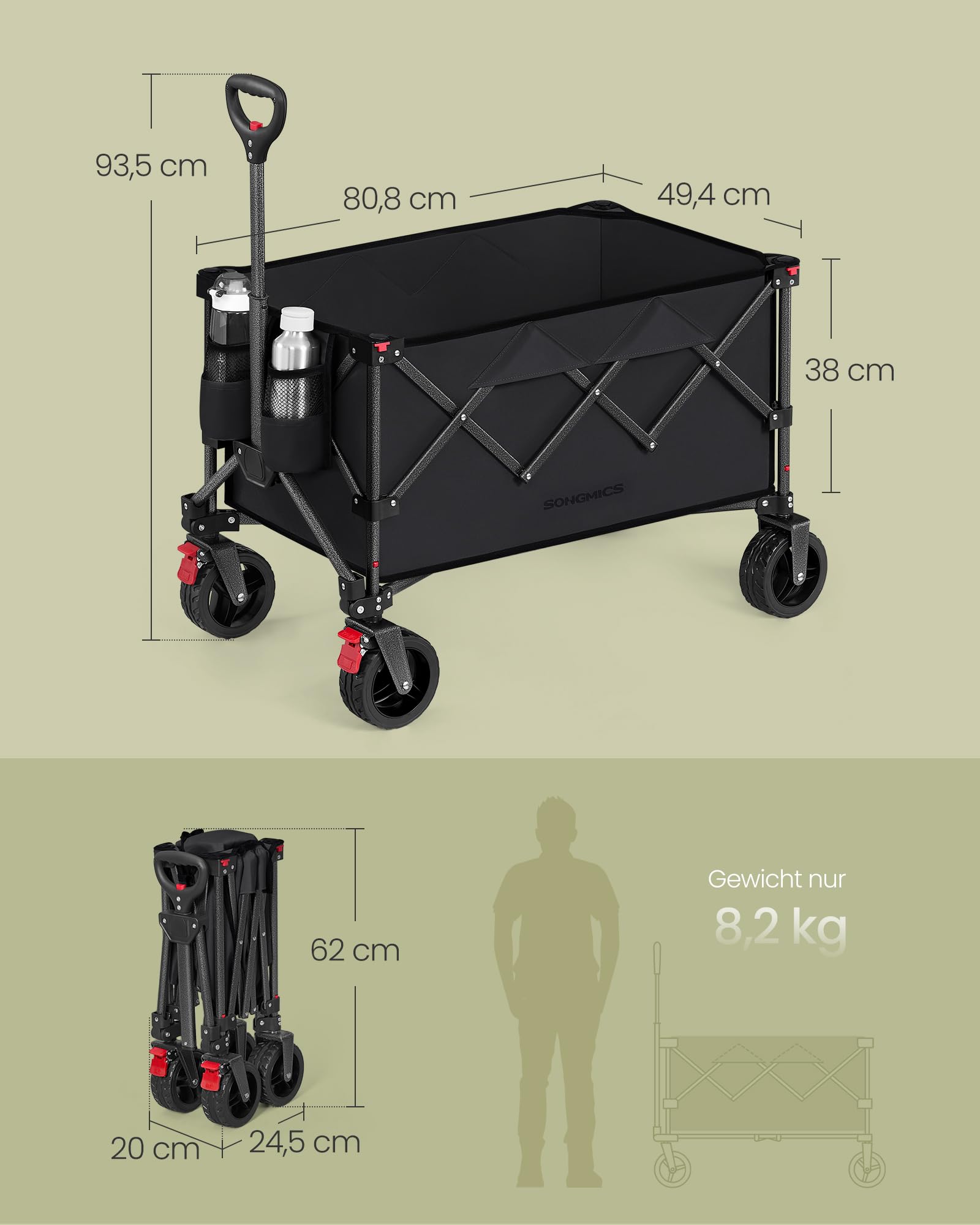 songmics-bollerwagen-gfw115b01-faltbar-150-l-bis-150-kg-tintenschwarz image 3