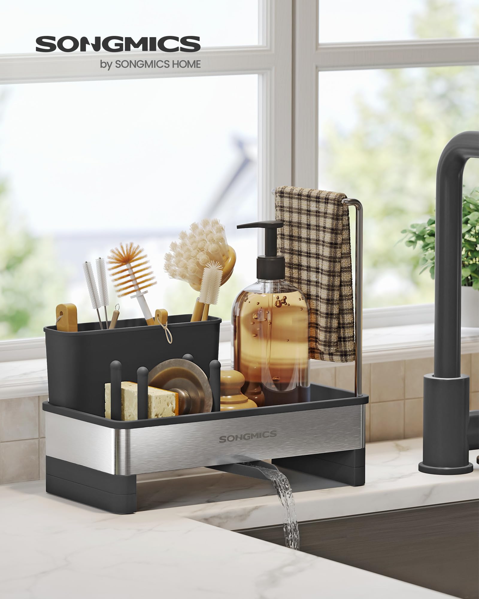 songmics-sp-lbecken-organizer-kcs555bh01-edelstahl-12-7-x-24-7-x-23-cm image 2
