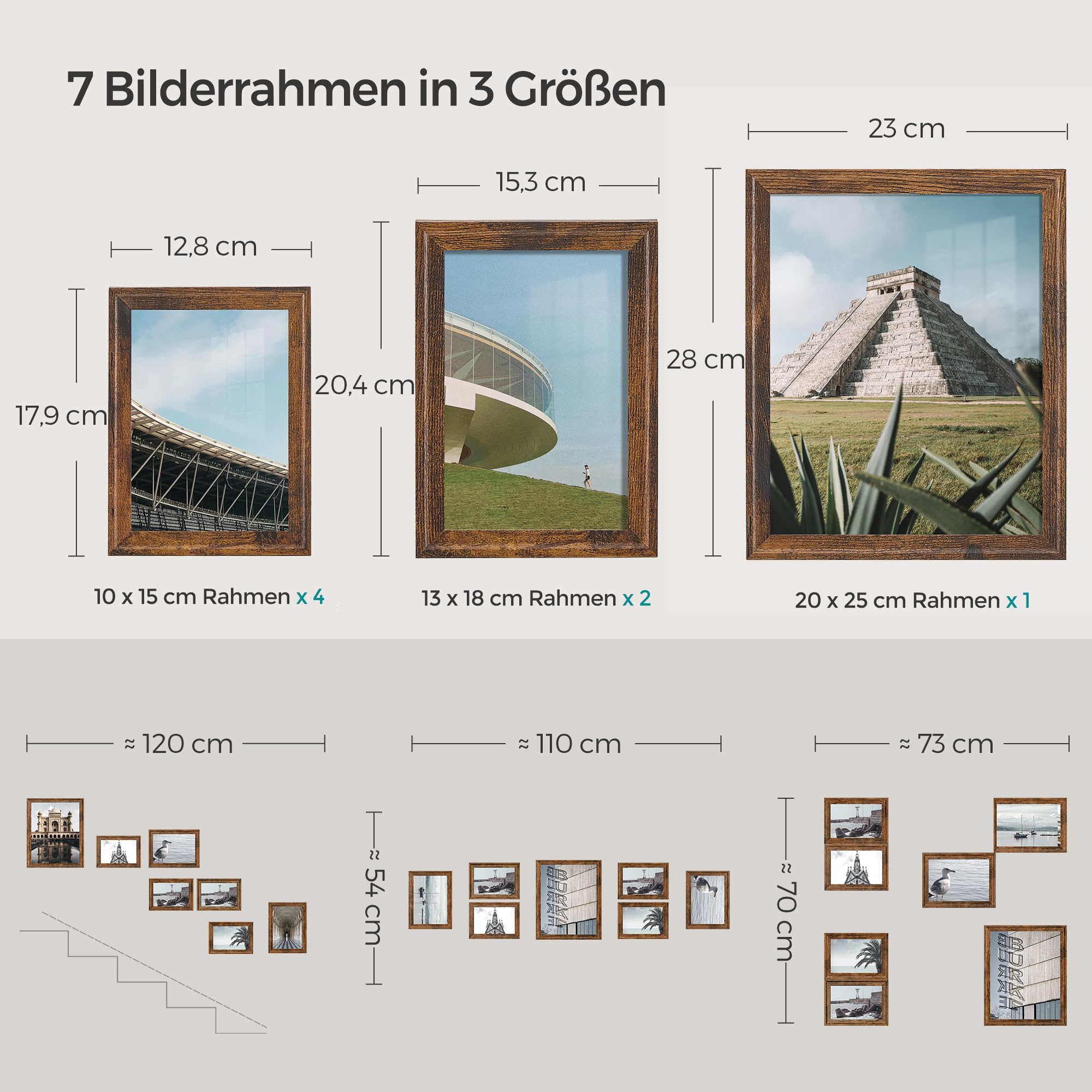 songmics-bilderrahmen-rpf047x01-7er-set-vintagebraun-mit-passepartouts image 6