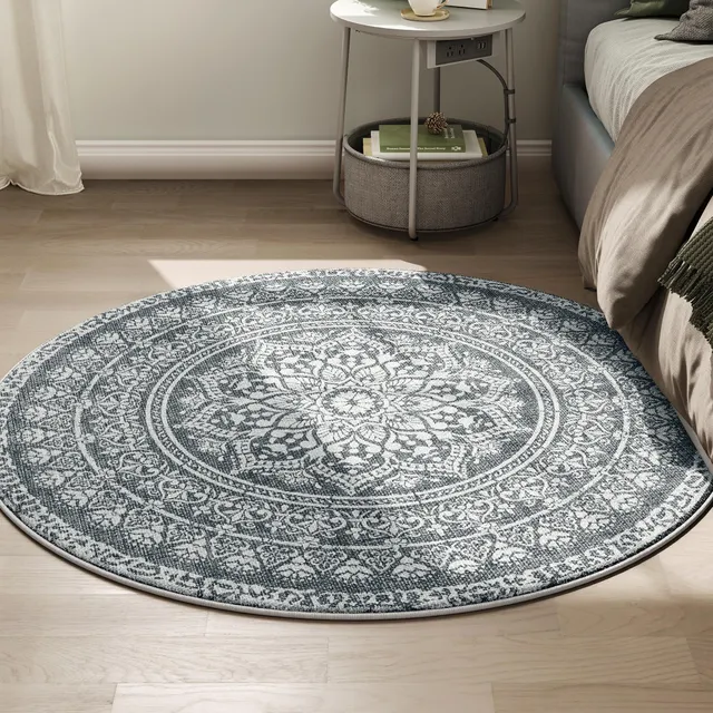 songmics-home-rutschfester-teppich-120-x-120-cm-waschbar-beige image 1