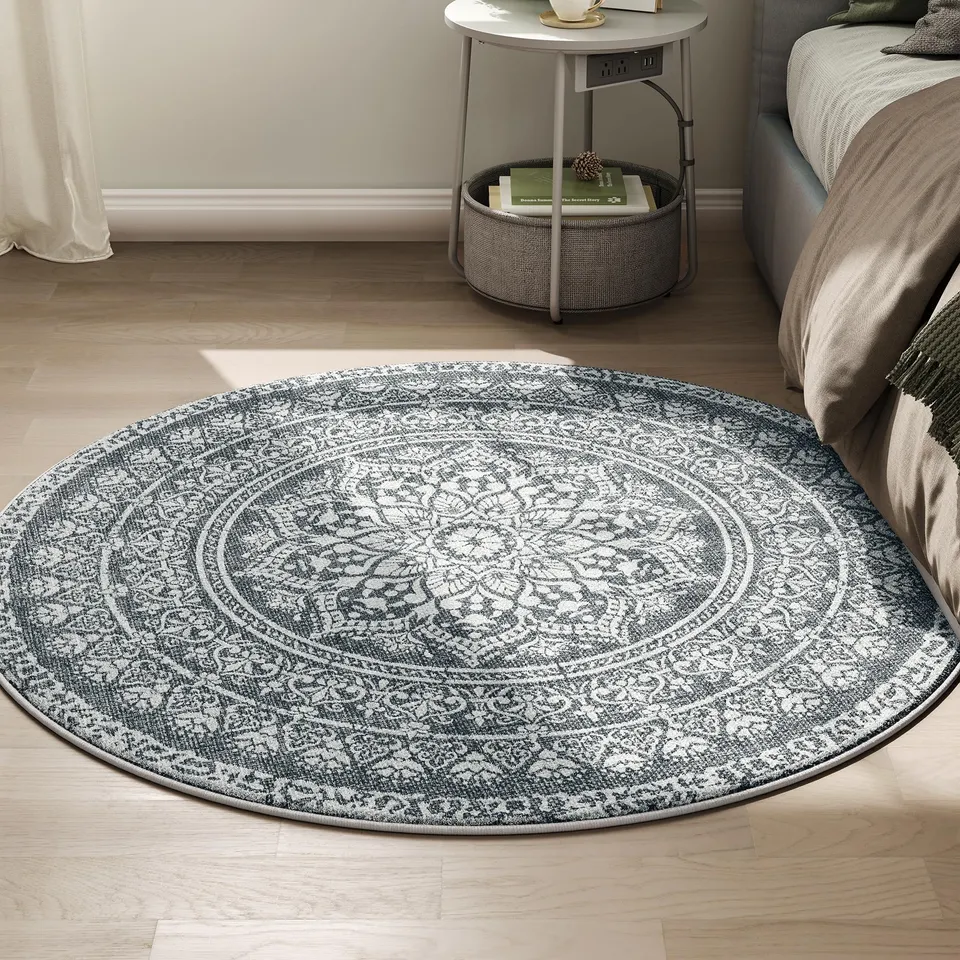 songmics-home-rutschfester-teppich-120-x-120-cm-waschbar-beige image 1