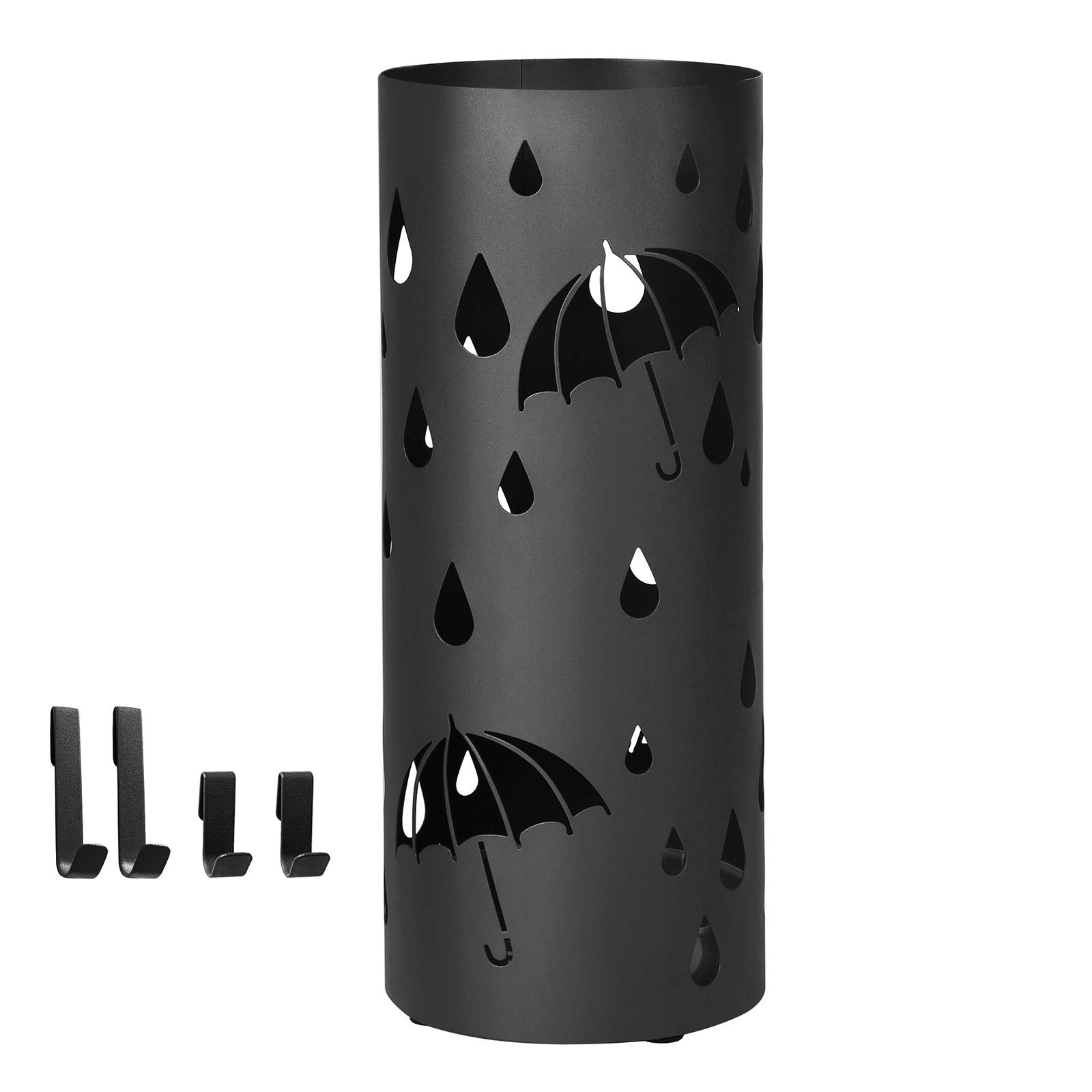 songmics-schirmst-nder-luc23b-metall-rund-49-x-19-5-cm-matt-schwarz image 7