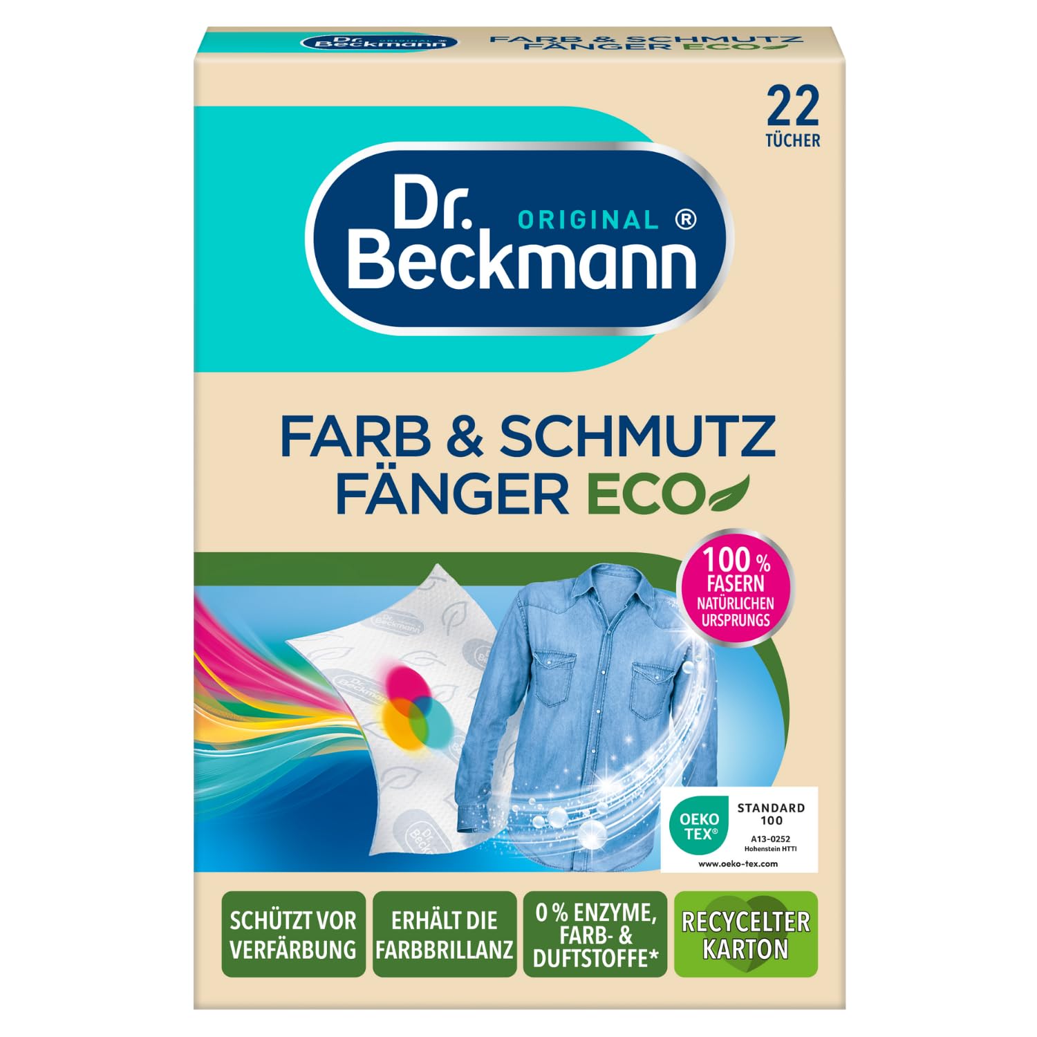 dr-beckmann-farb-schmutzf-nger-eco-22-t-cher-f-r-gemischte-w-sche image 1