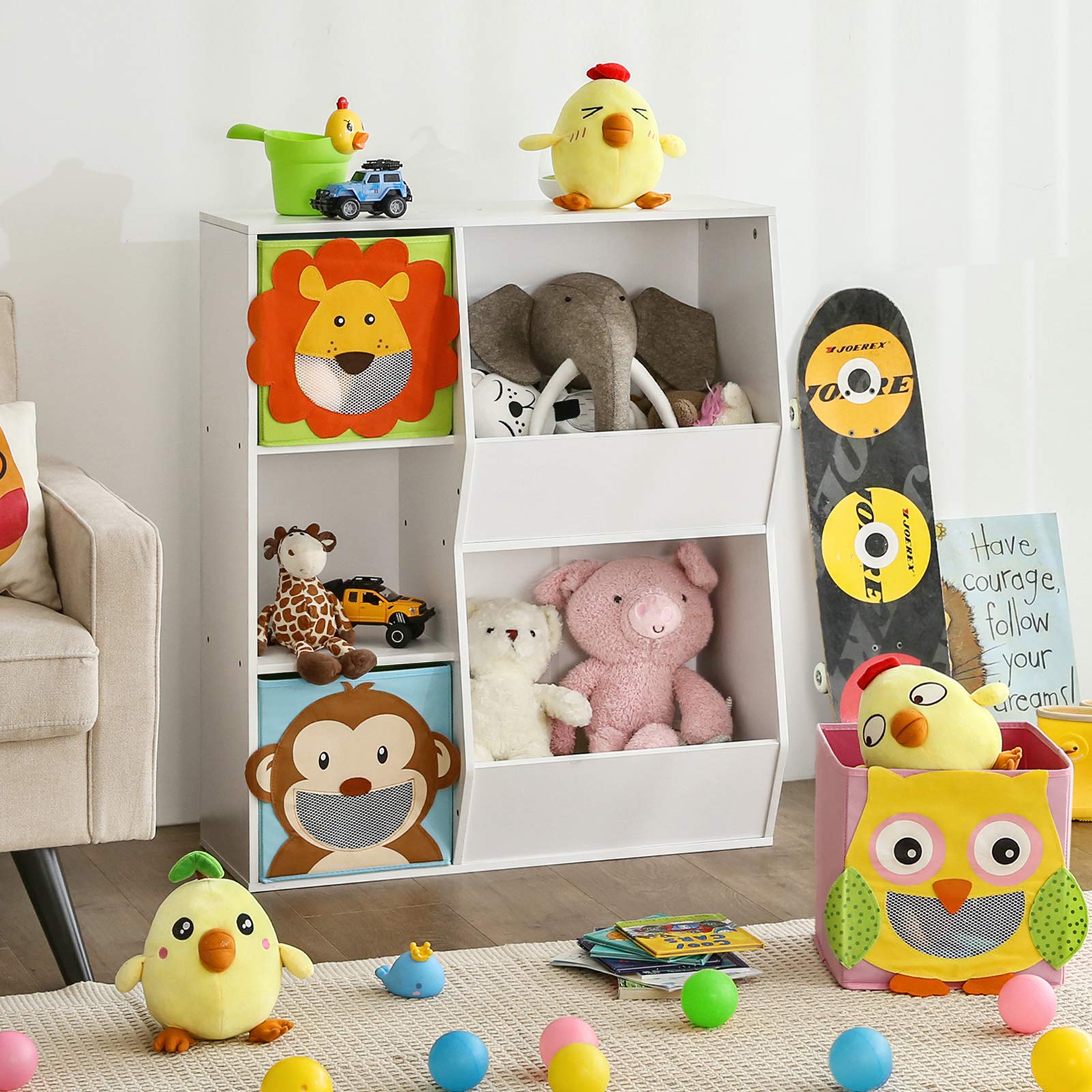 songmics-aufbewahrungsbox-kinder-3er-set-27x27x27-cm-tiermotive image 3