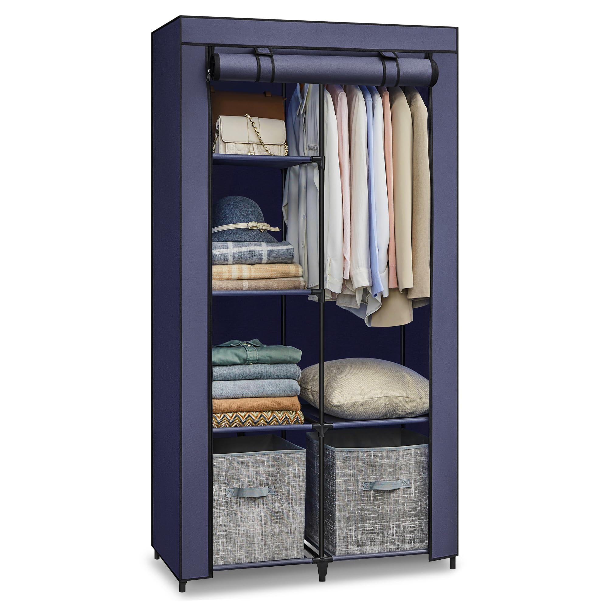 songmics-ryg84g-stoff-kleiderschrank-88-x-45-x-168-cm-grau image 8