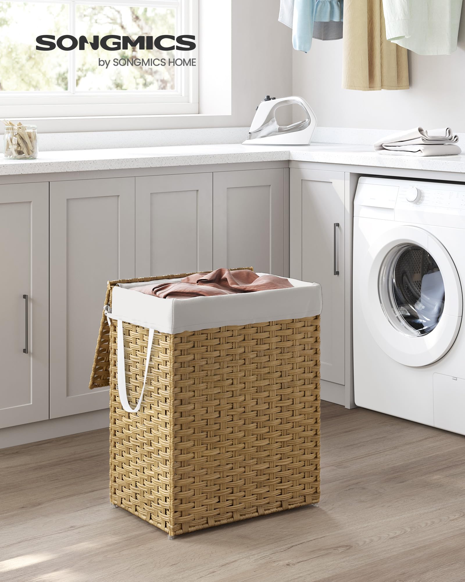 songmics-w-schekorb-schmal-90-l-synthetisches-rattan-faltbar image 2