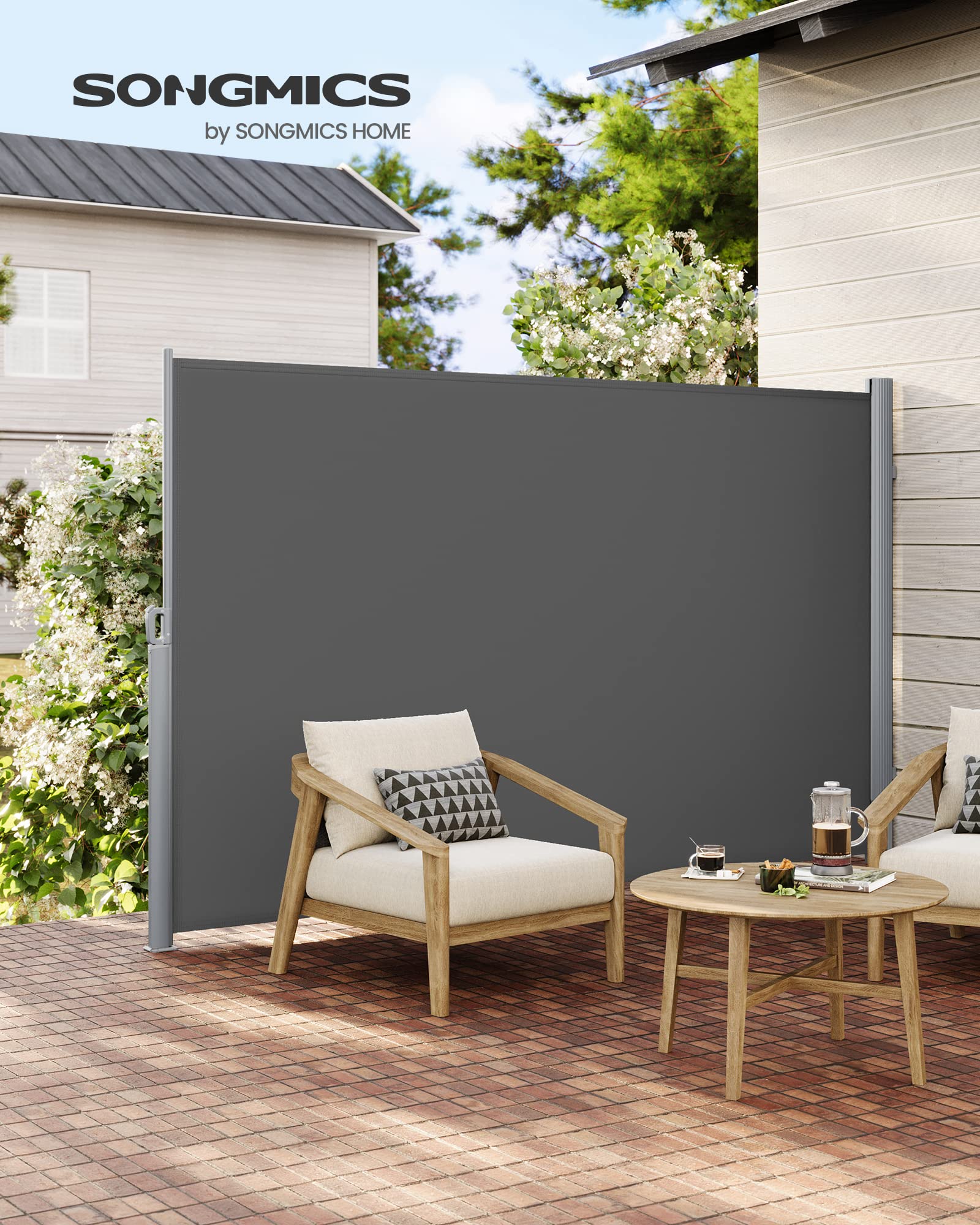 songmics-alu-seitenmarkise-ausziehbar-200-x-400-cm-anthrazit-gsa204g01 image 3