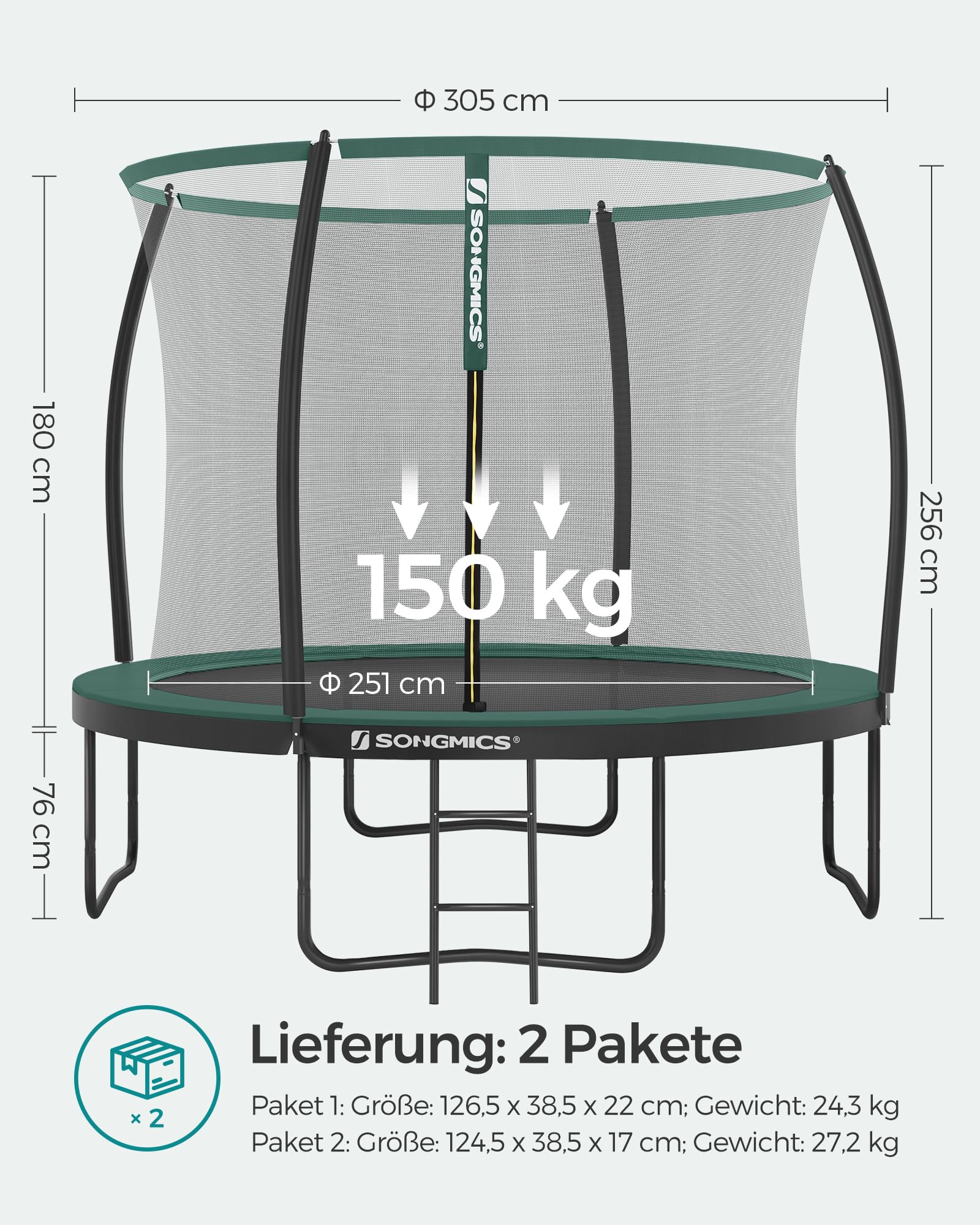 songmics-trampolin-outdoor-244-cm-gartentrampolin-mit-sicherheitsnetz-leiter image 7