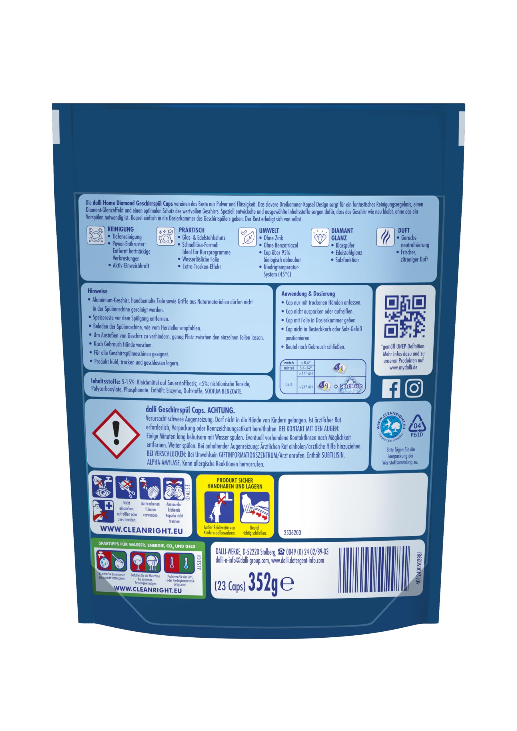 dalli-diamond-geschirrsp-l-caps-all-in-1-23-sp-lmaschinentabs-zitrus image 2