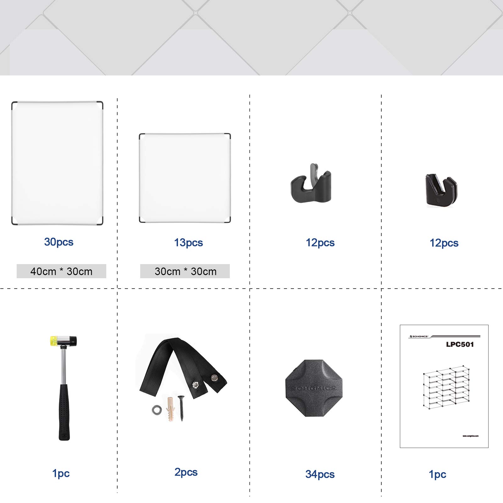 songmics-w-rfelregal-kunststoff-lpc501w-wei image 7
