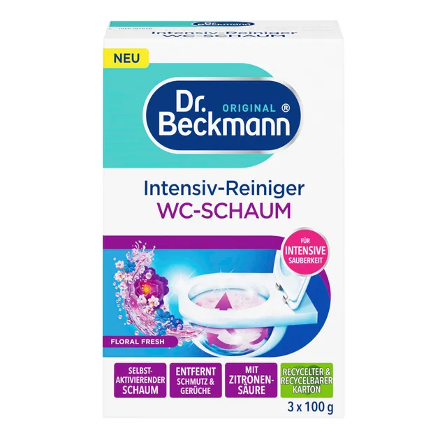 dr-beckmann-intensiv-reiniger-wc-schaum-floral-fresh-3-x-100-g image 1