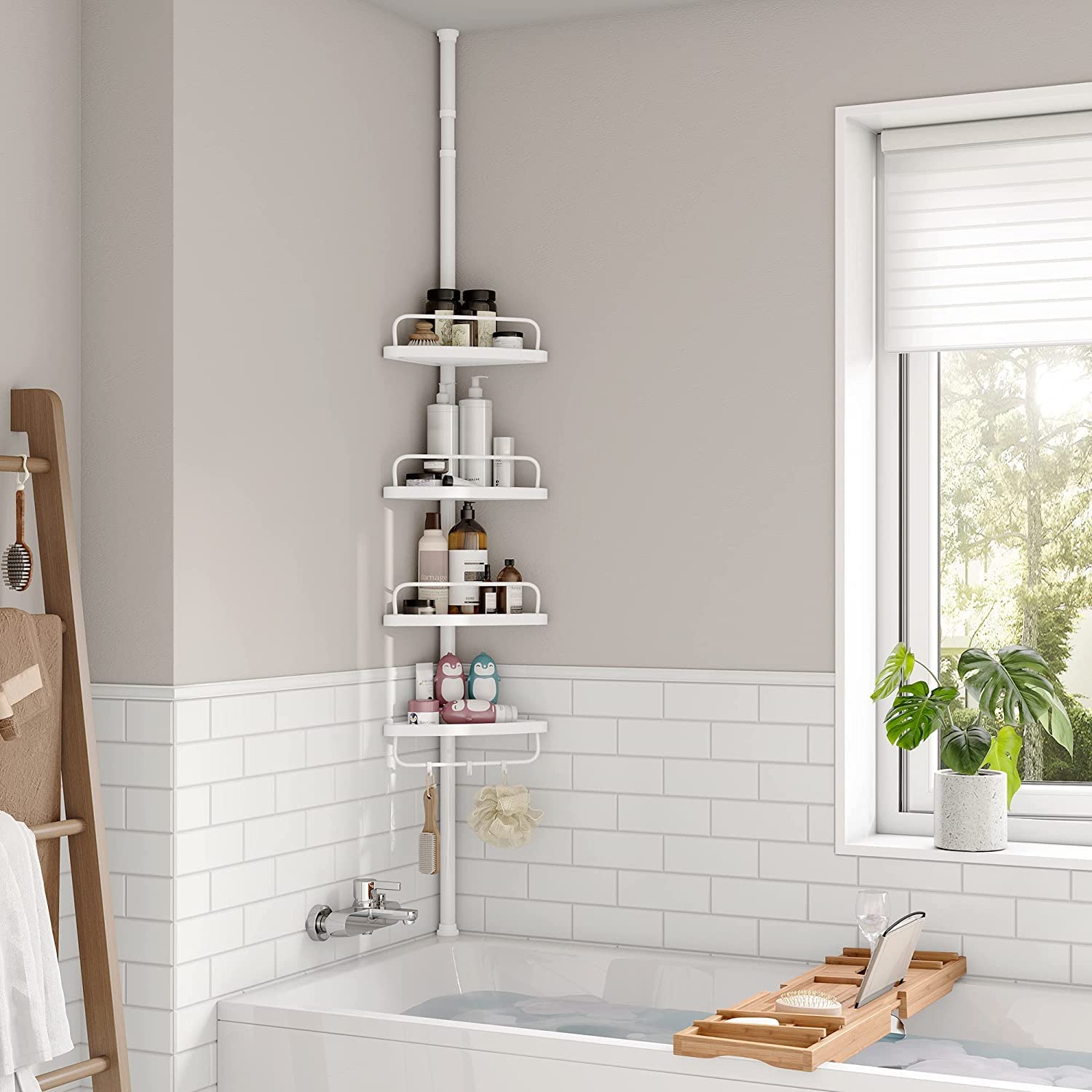 songmics-duschregal-bcb001a-teleskop-85-305-cm-badregal-4-ablagen image 4