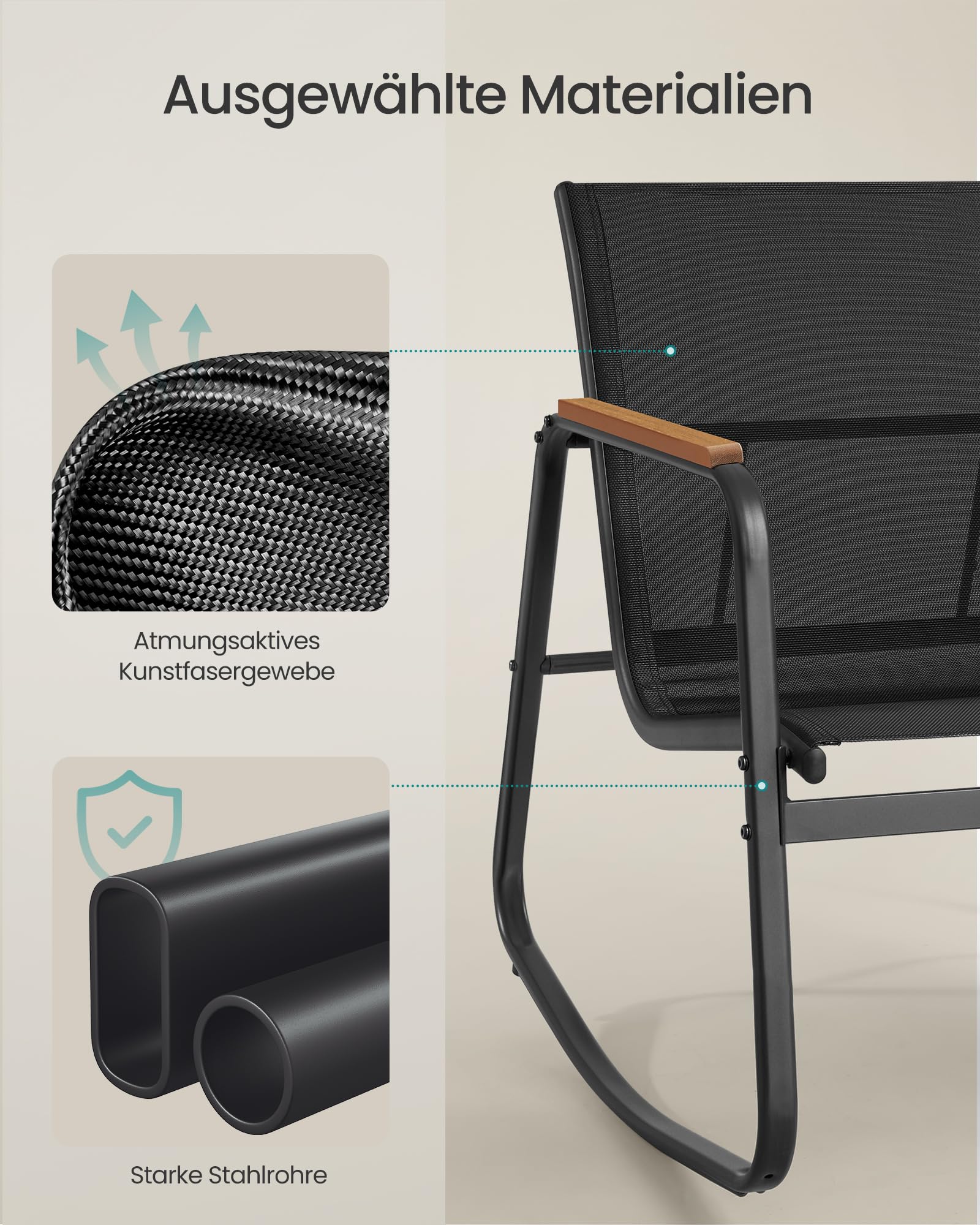 songmics-gartenm-bel-set-ggf0027b01-2-schaukelst-hle-mit-tisch-stahl-tintenschwa image 4
