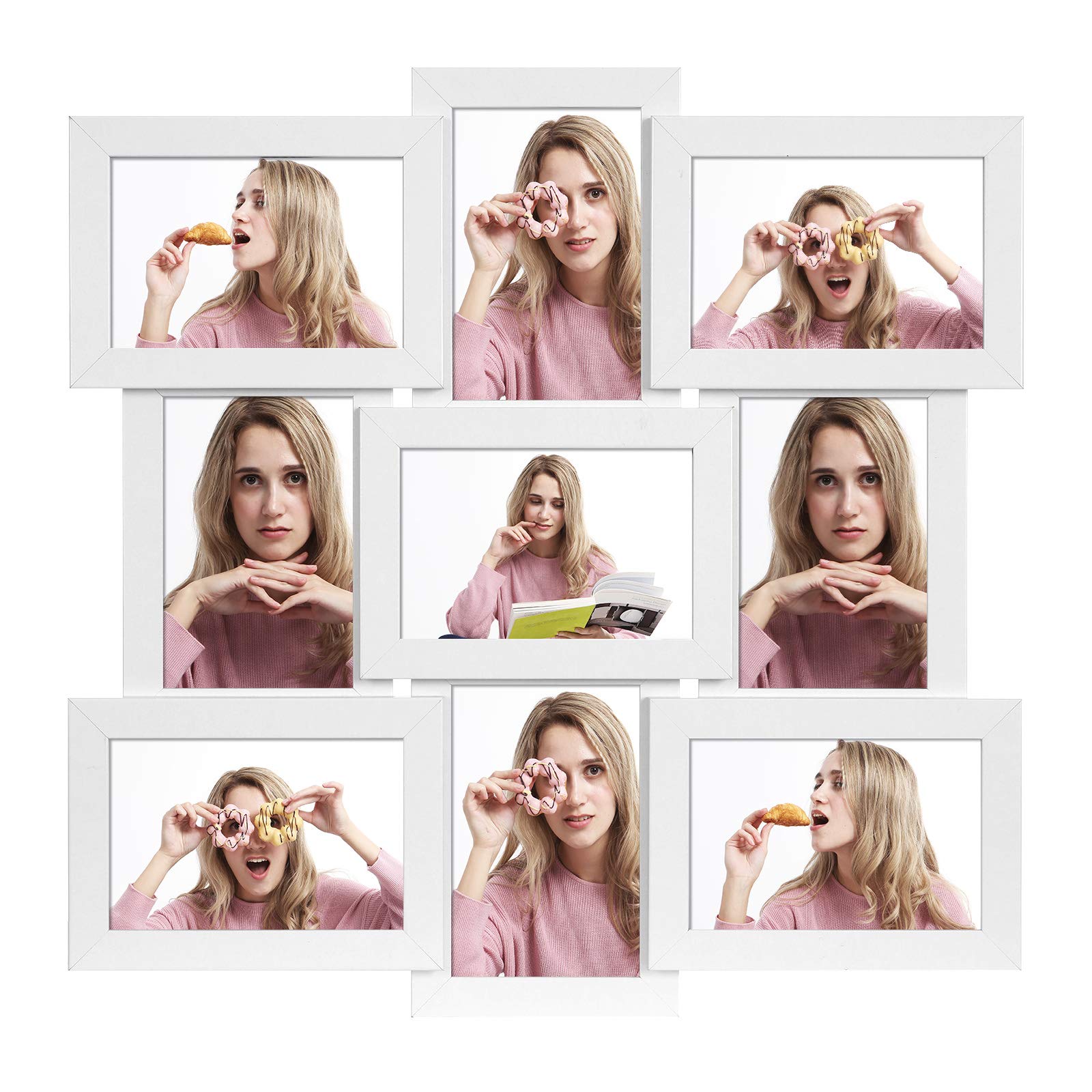 songmics-bilderrahmen-collage-rpf029w01-f-r-9-fotos-10x15-cm-wei image 1