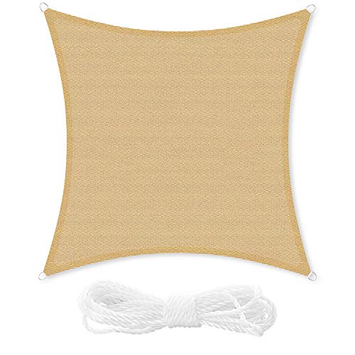 songmics-sonnensegel-3-7-x-3-7-m-hdpe-sandgelb-gss002y01 image 7