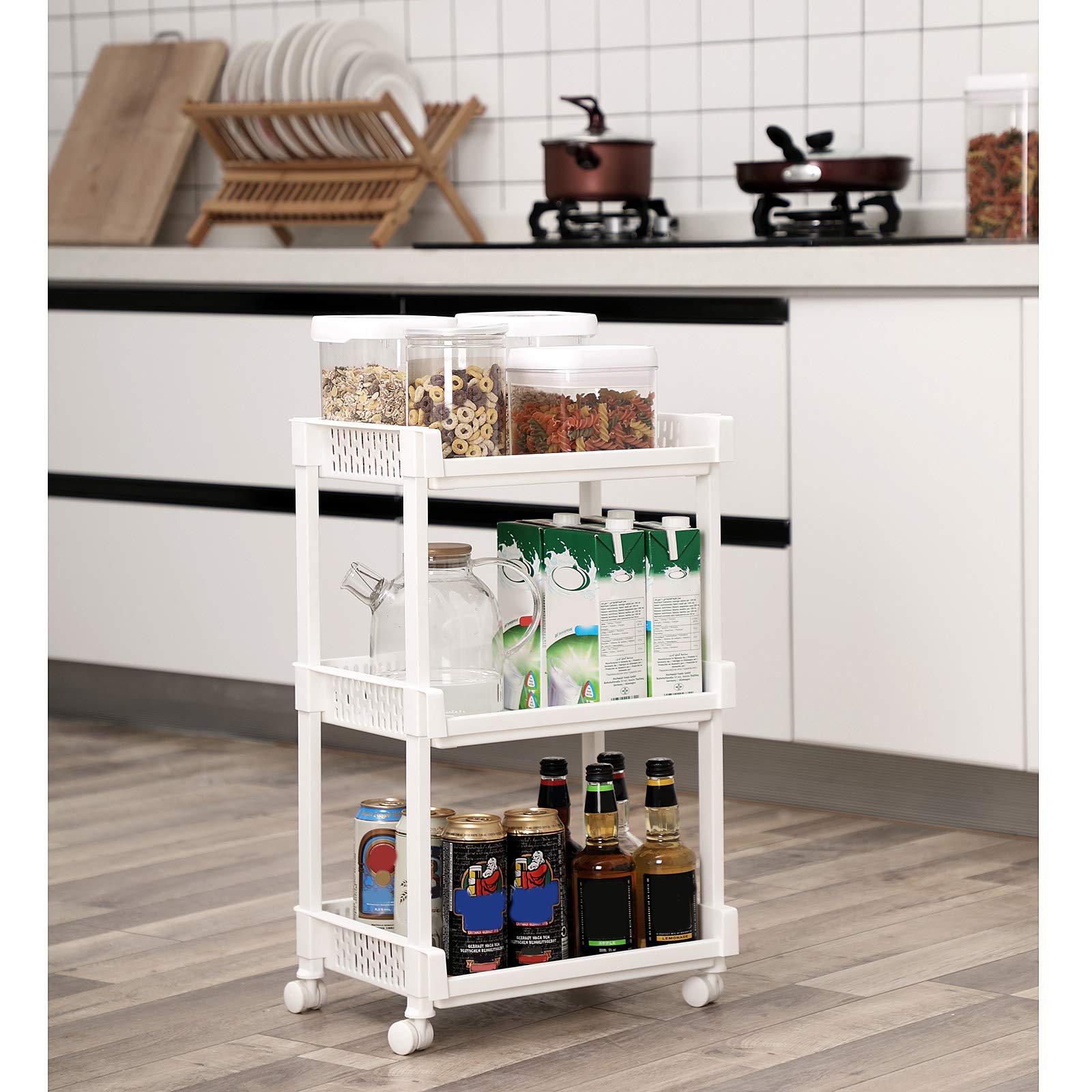 songmics-ksc03wt-rollwagen-3-etagen-wei-61-cm-mit-rollen image 4