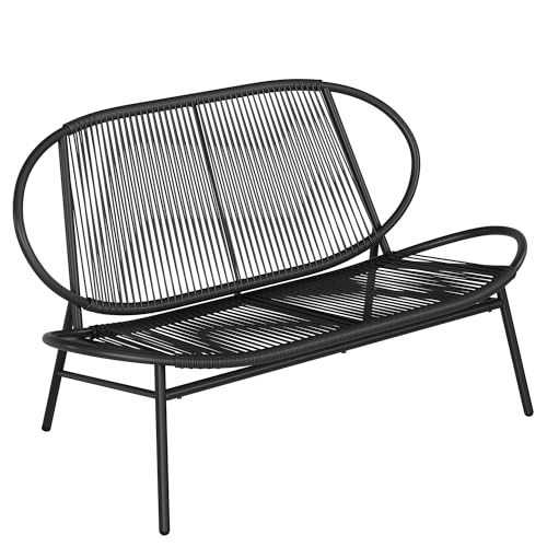 songmics-gartenbank-2-sitzer-pe-rattan-138-5-cm-tintenschwarz-ggf0026b01 image 7