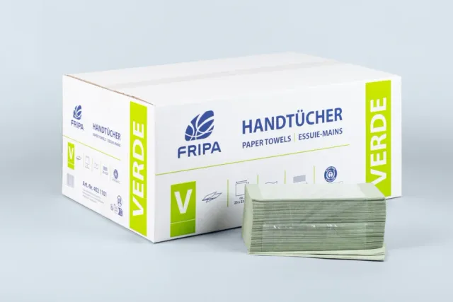 fripa-verde-handt-cher-1-lagig-gr-n-2-400-blatt-recycling image 1