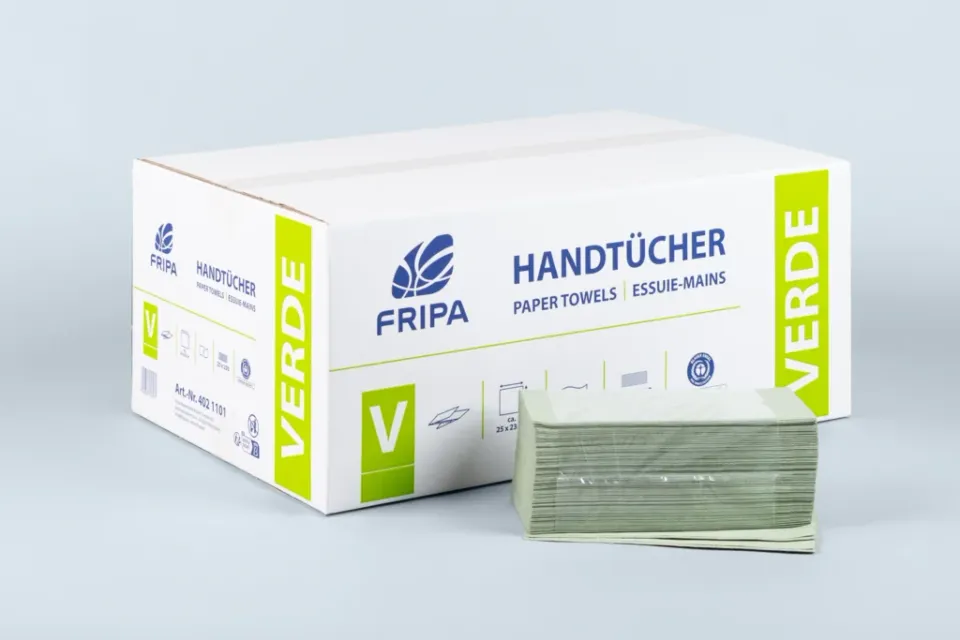 fripa-verde-handt-cher-1-lagig-gr-n-2-400-blatt-recycling image 1