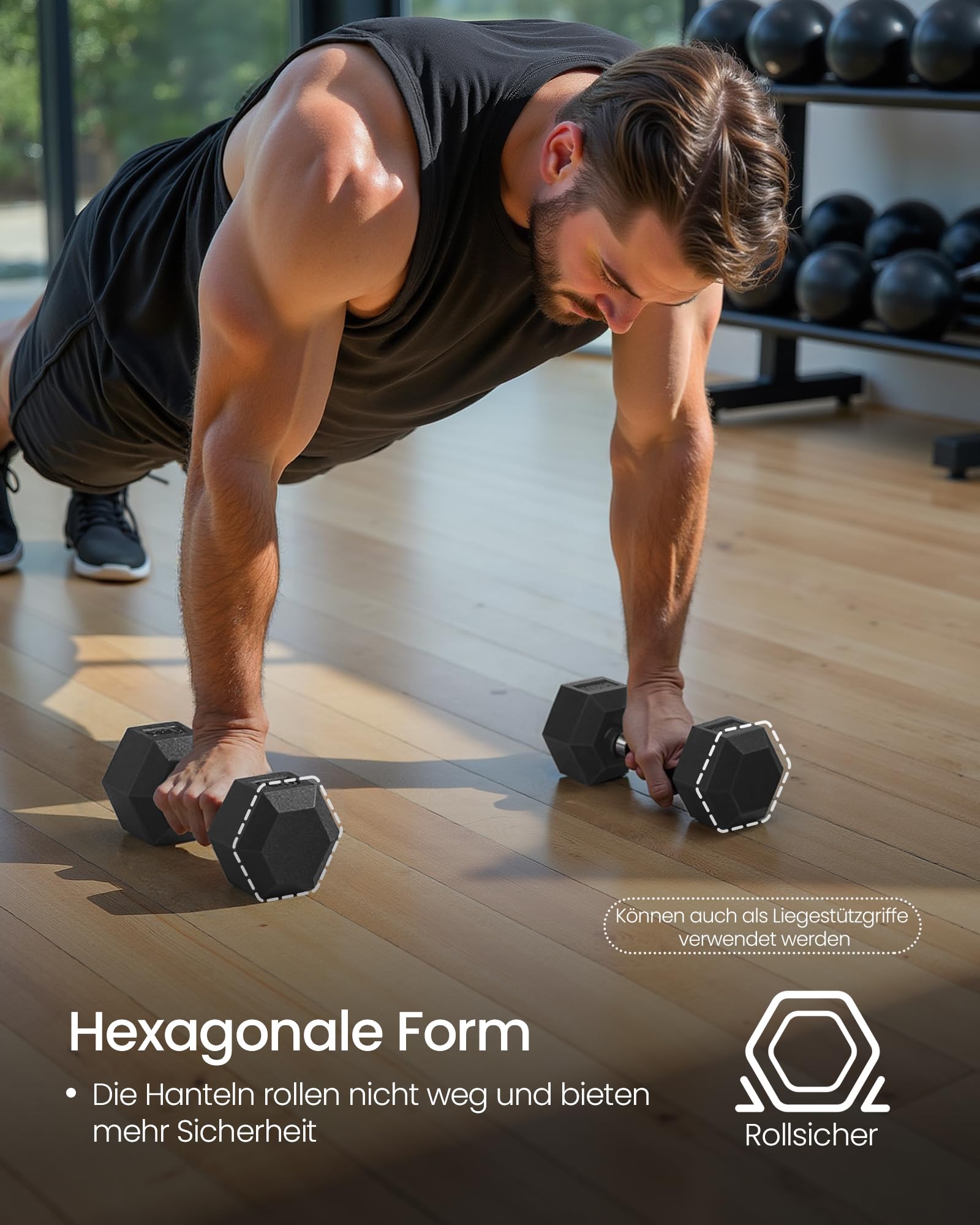songmics-hantelset-2er-set-hexagon-kurzhanteln-2-x-5-kg-2-x-10-kg-gusseisen image 3