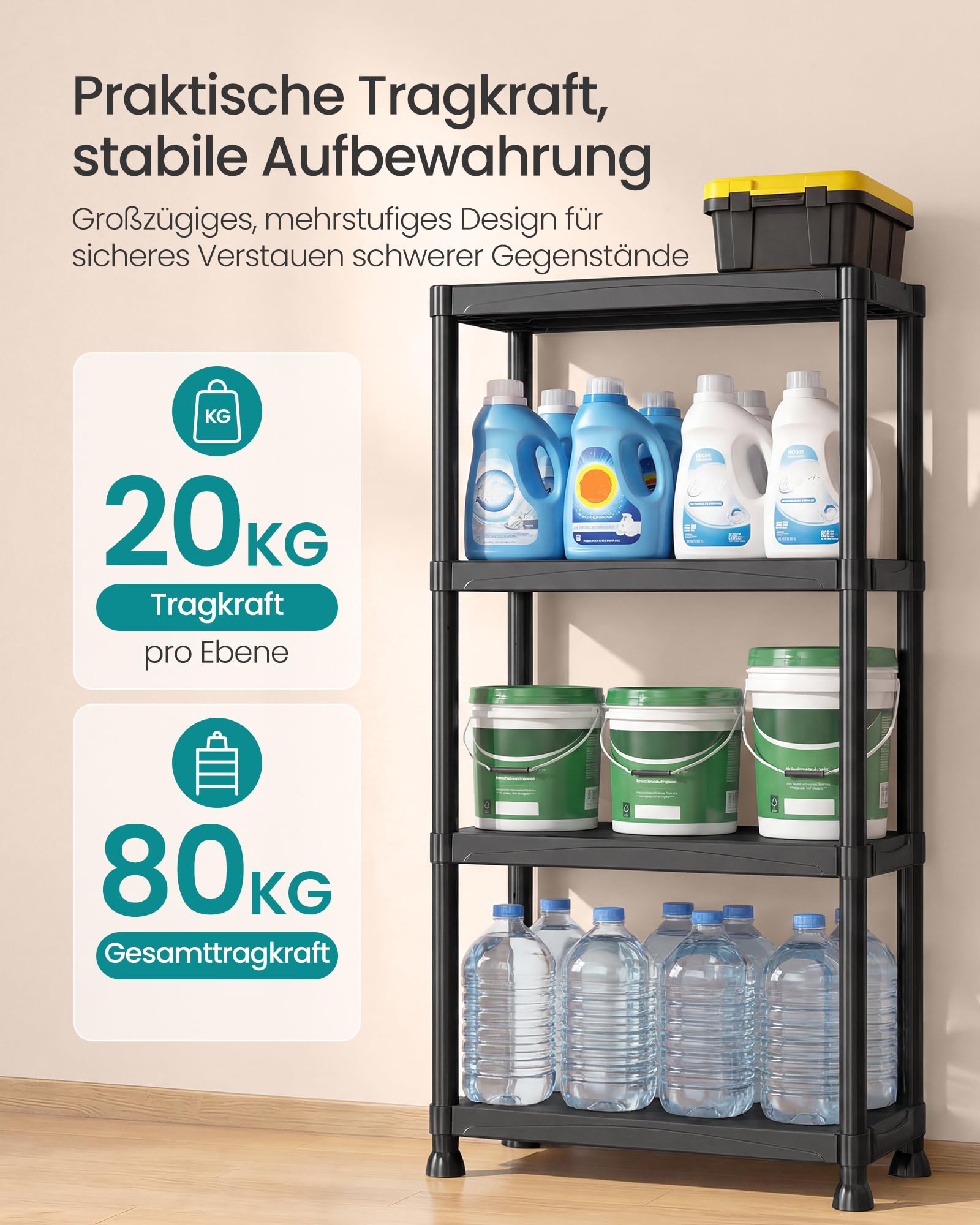 songmics-kellerregal-4-ebenen-60-x-30-x-133-5-cm-kunststoff-bis-80-kg image 4
