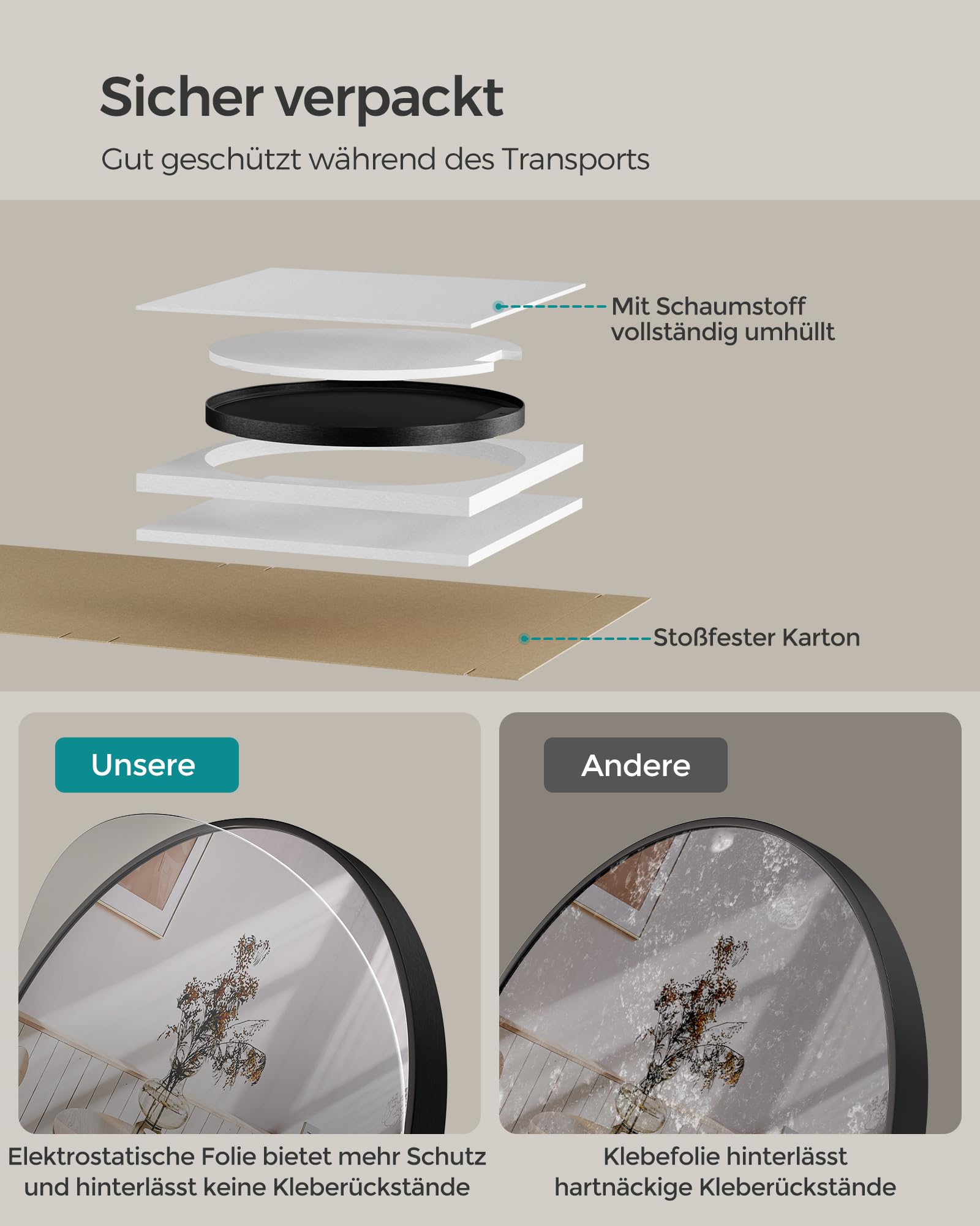 songmics-wandspiegel-rund-61-cm-lwm102bd03-metallrahmen-tintenschwarz image 5