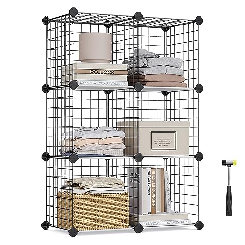 songmics-netzregal-lpi111h-mit-6-w-rfeln-63-x-31-x-93-cm-schwarz image 8