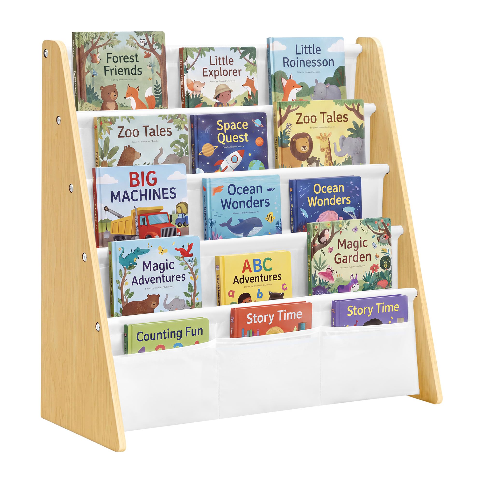 songmics-b-cherregal-kinder-4-ebenen-62-4-x-25-x-60-cm-wei image 7