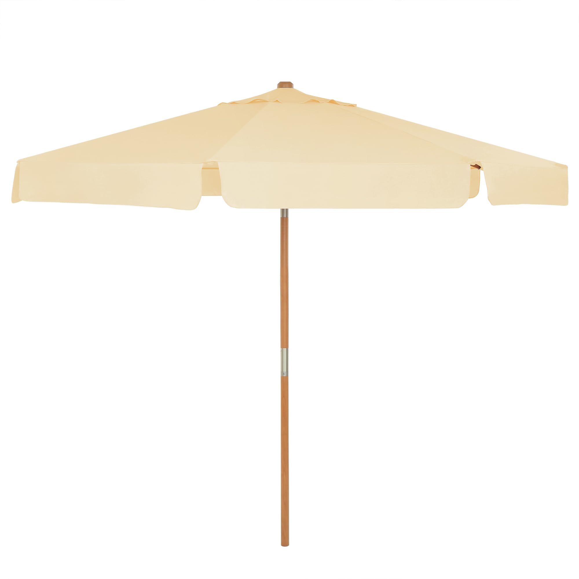songmics-sonnenschirm-300-cm-gpu32be-holz-gartenschirm-achteckig-beige image 8