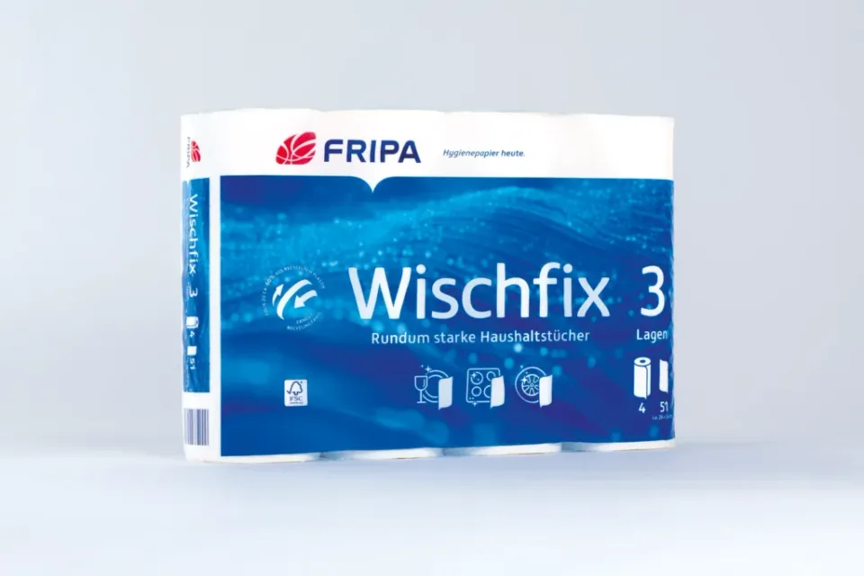 fripa-wischfix-haushaltsrollen-3-lagig-hochwei-32-rollen image 1