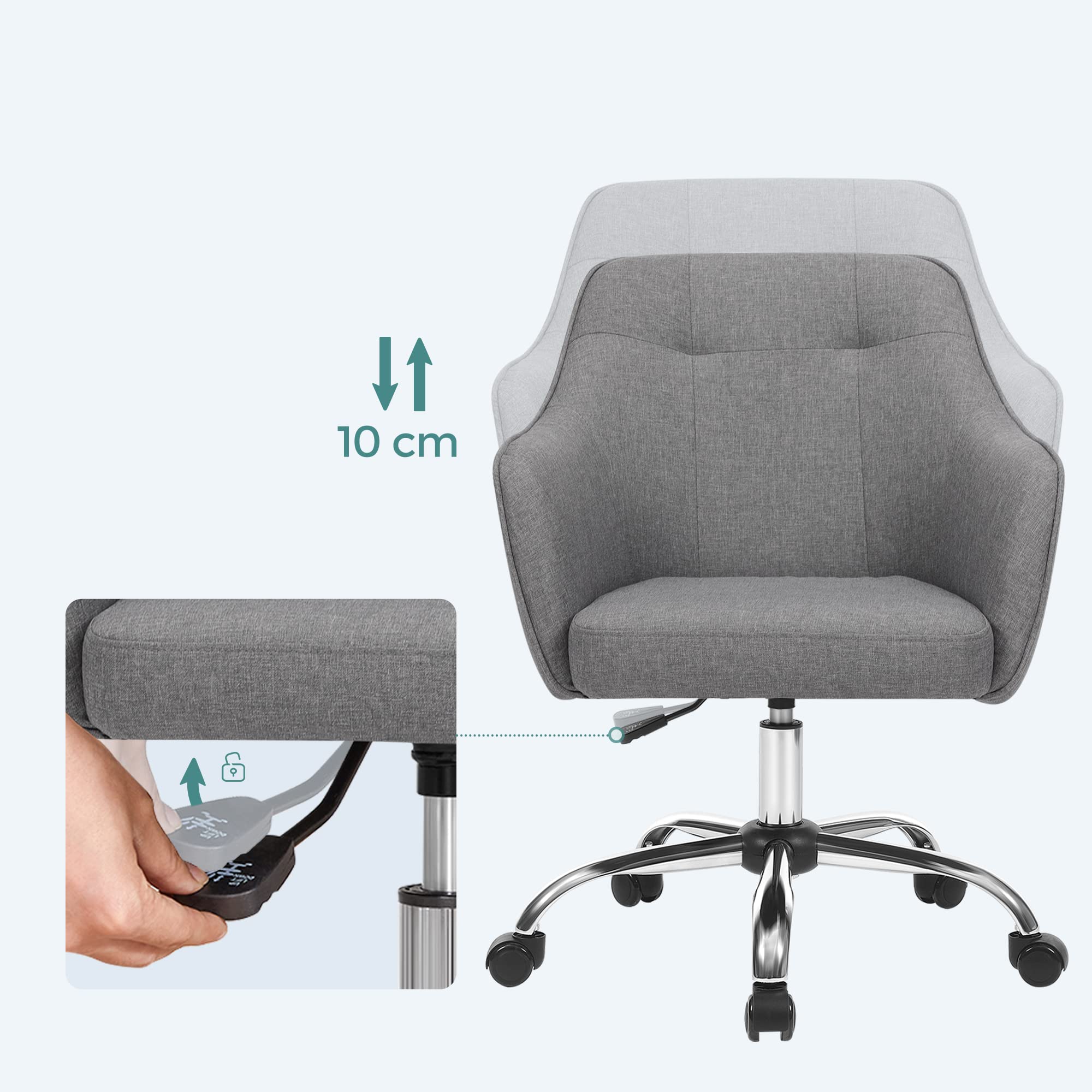 songmics-homeoffice-stuhl-2er-set-drehbar-grau image 4