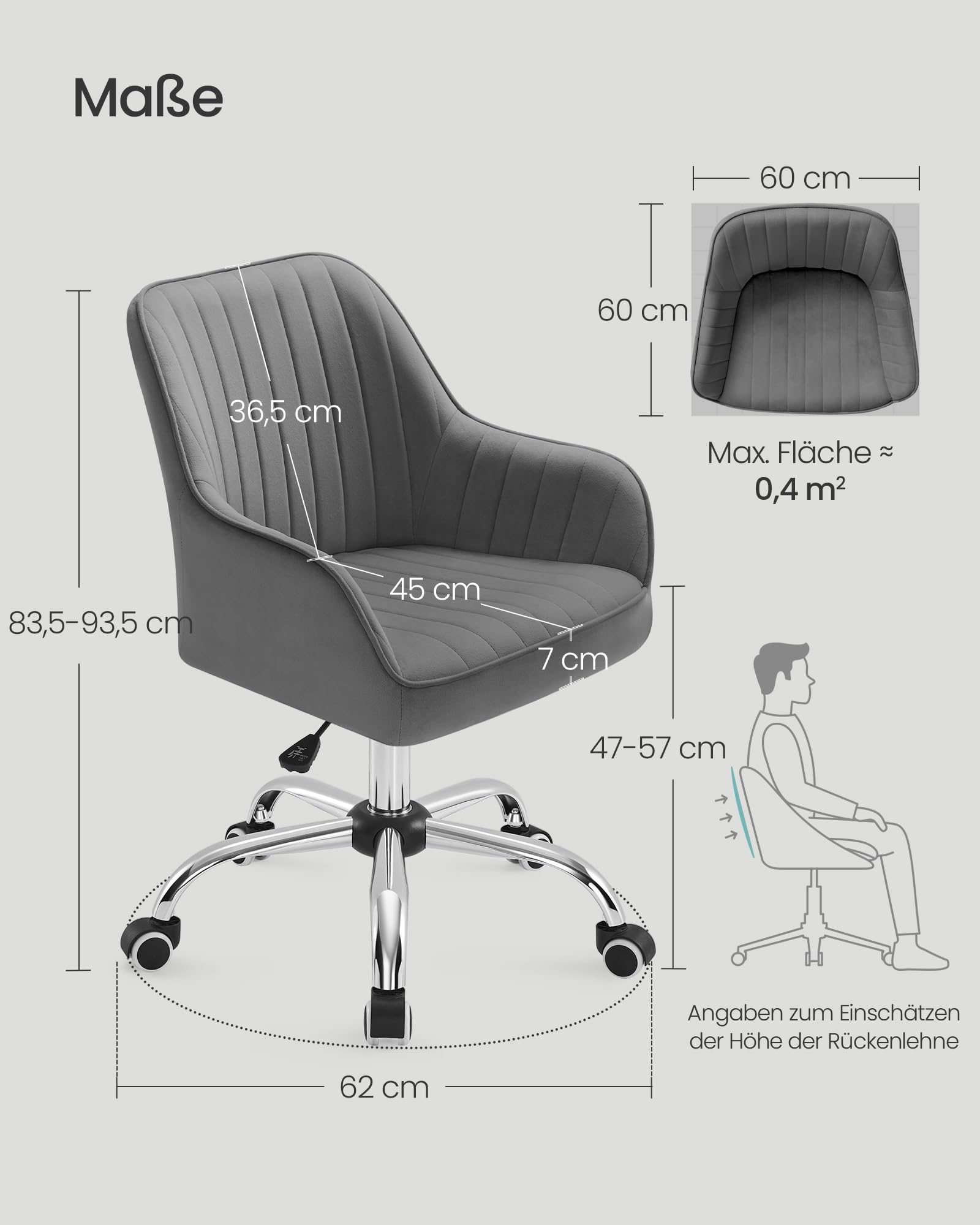 songmics-b-rostuhl-obg012g01-drehstuhl-samt-110-kg-schiefergrau image 3