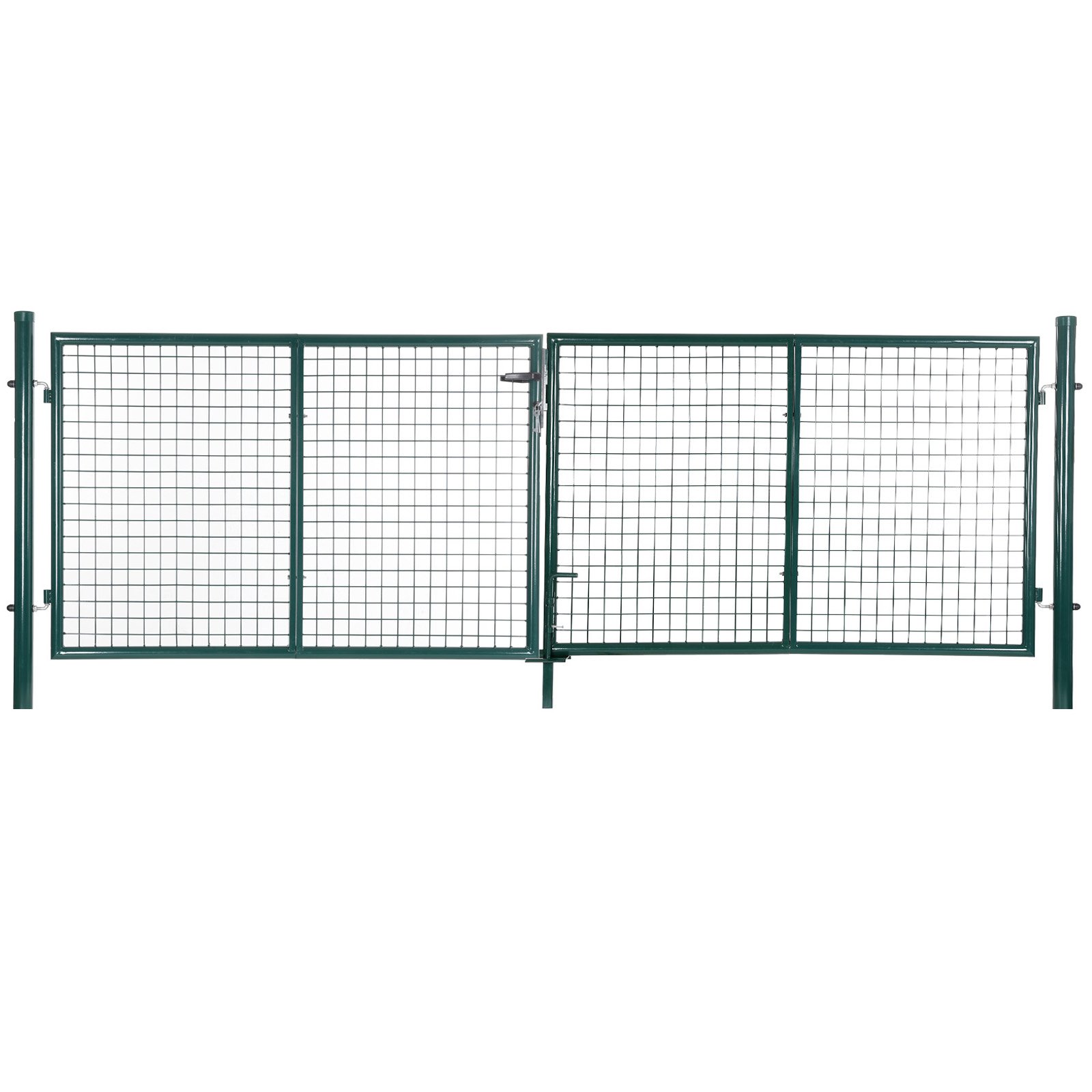 songmics-doppeltor-gartentor-ggd300g-310-x-100-cm-gr-n-mit-schloss-und-3-schl-ss image 1