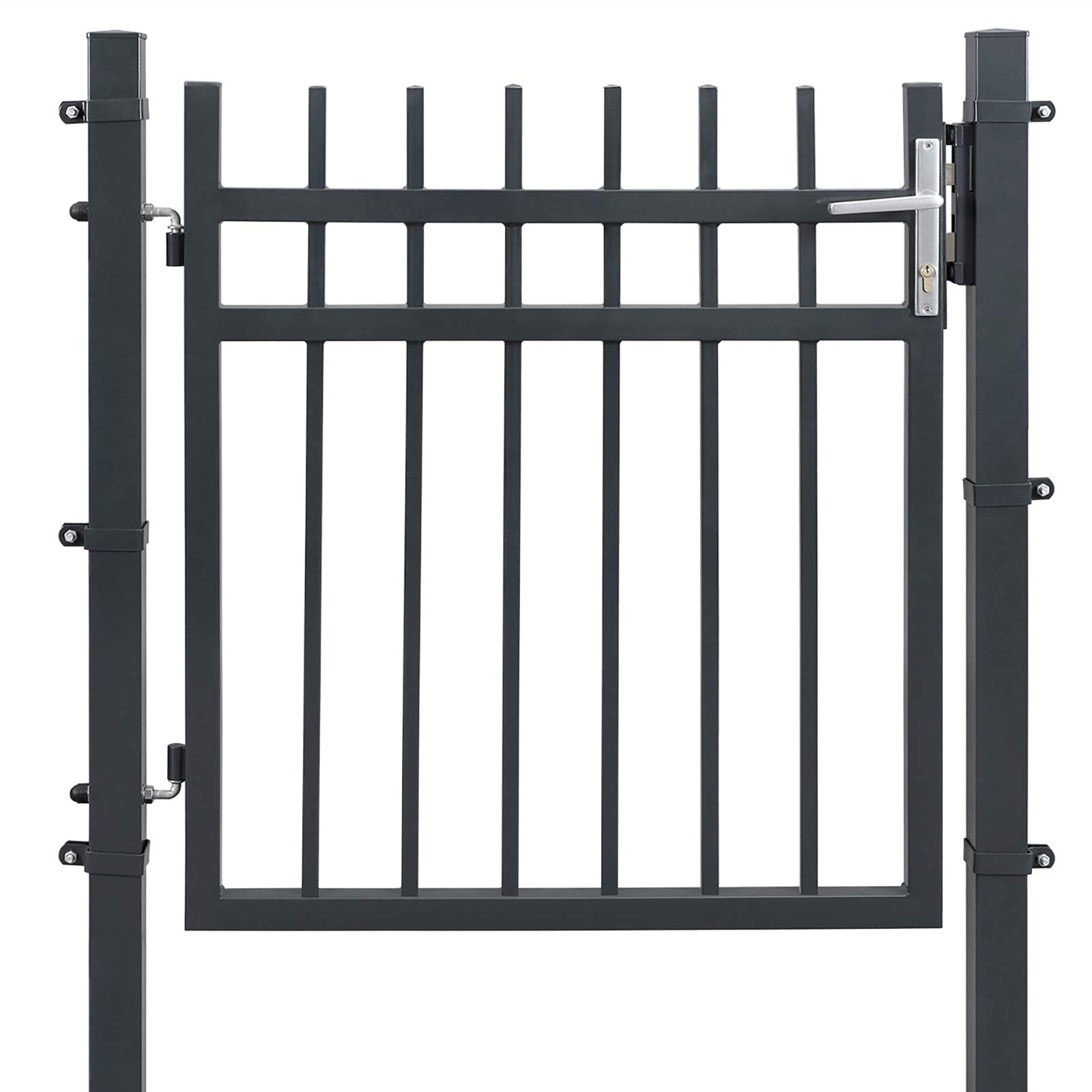 songmics-gartentor-gartent-r-zauntor-106-x-90-cm-grau-ggd350g image 1