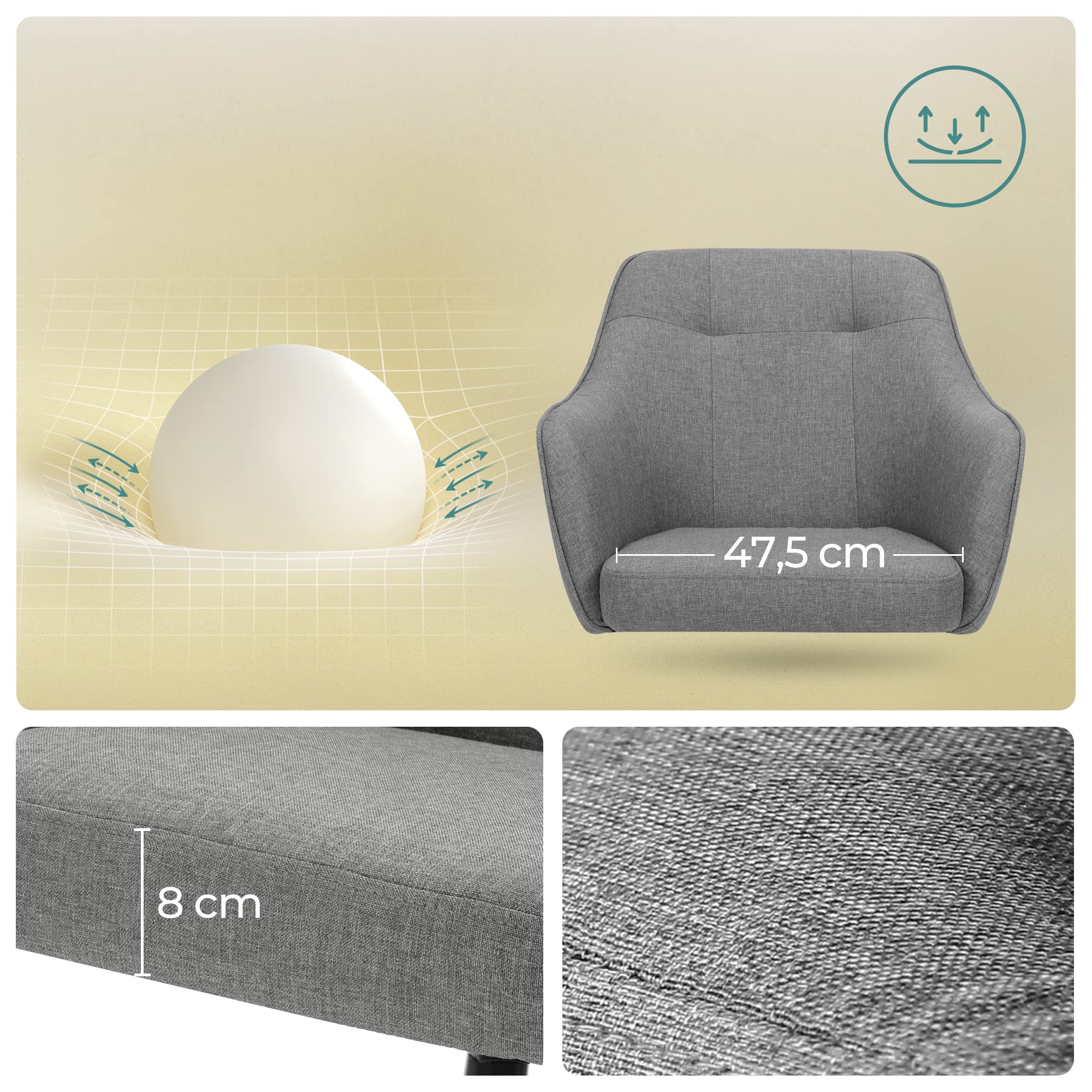 songmics-homeoffice-stuhl-2er-set-drehbar-grau image 6