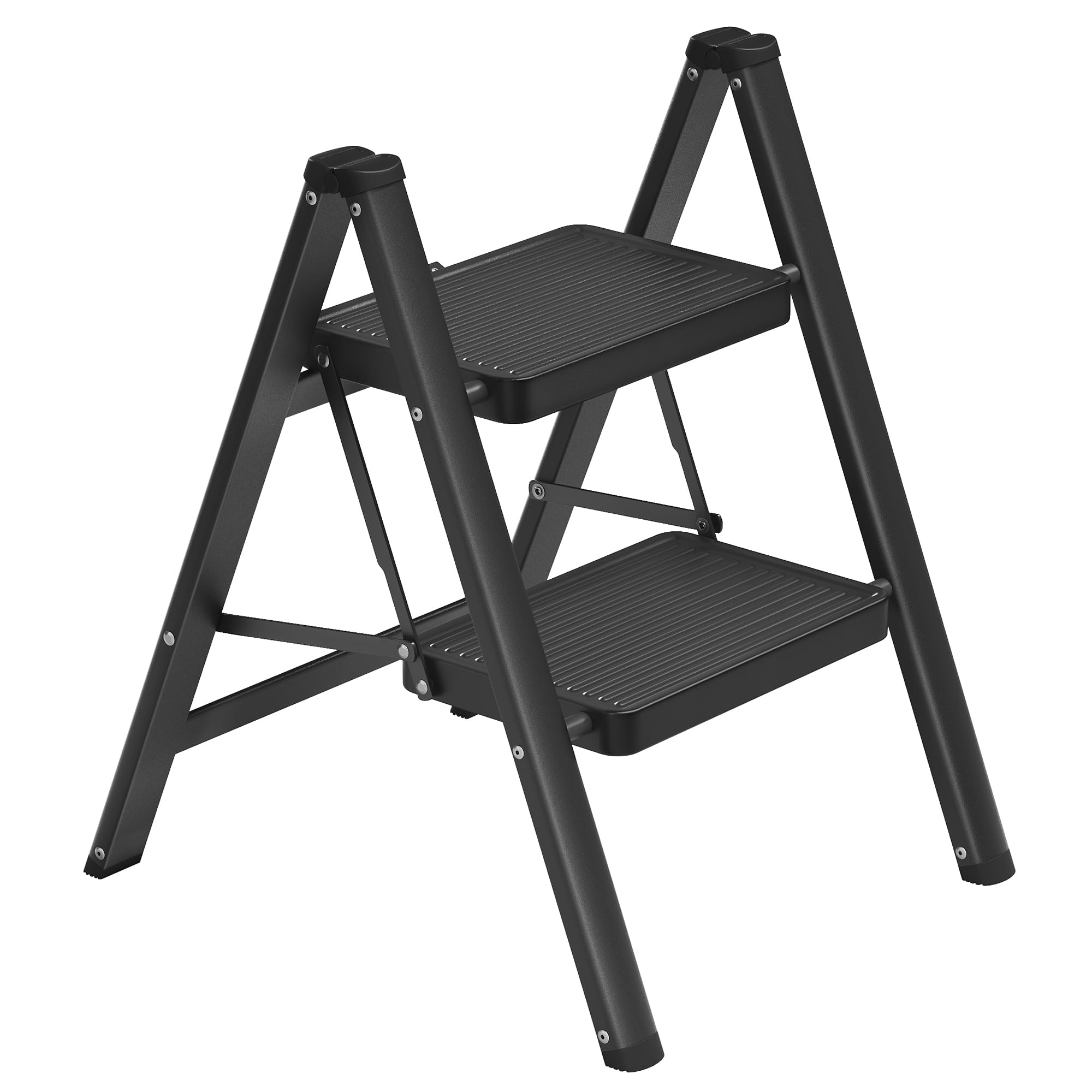 songmics-trittleiter-klappbar-3-stufen-stahl-schwarz-150-kg-gsl103bz01 image 8