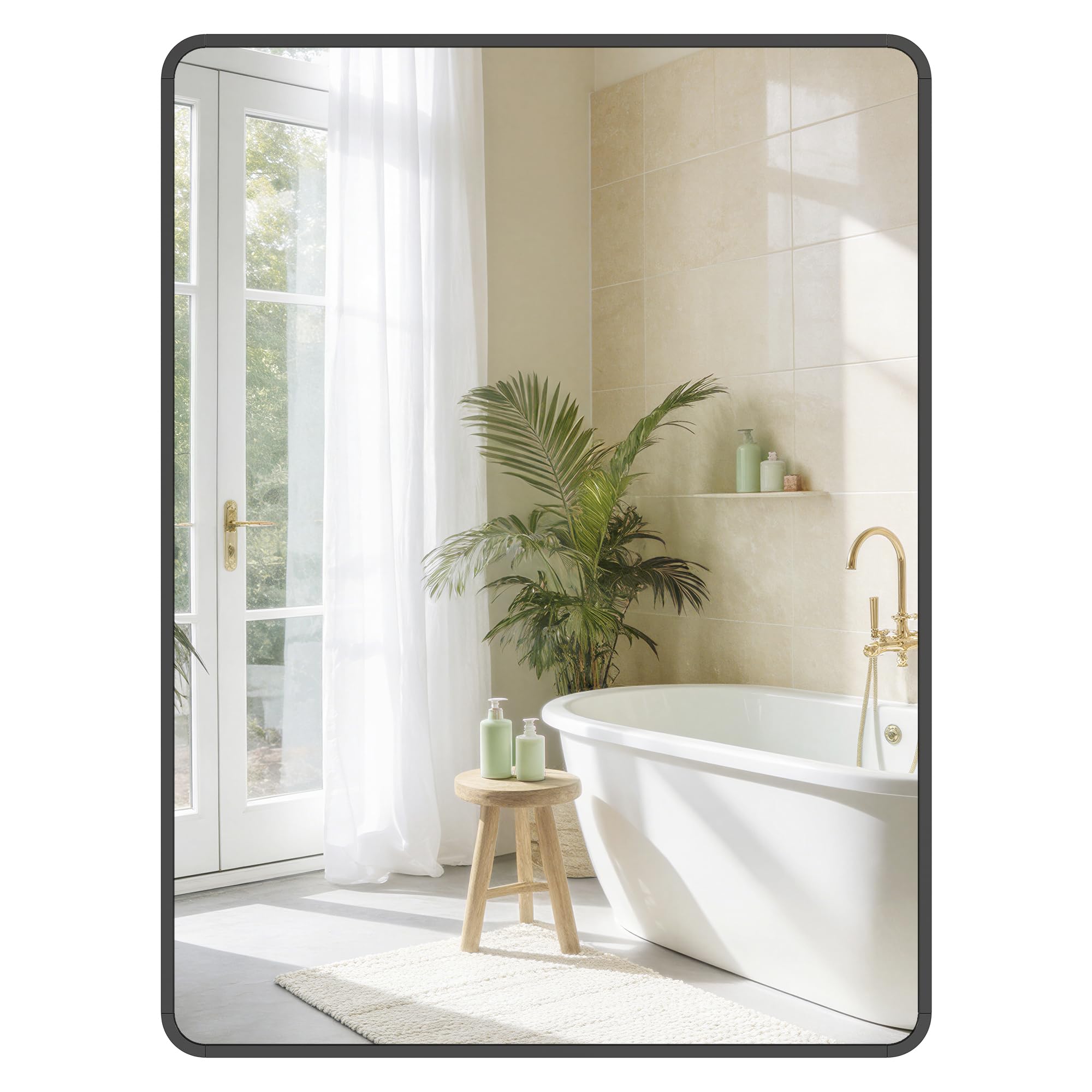 songmics-wandspiegel-rechteckig-aluminiumrahmen-81-x-61-cm image 1