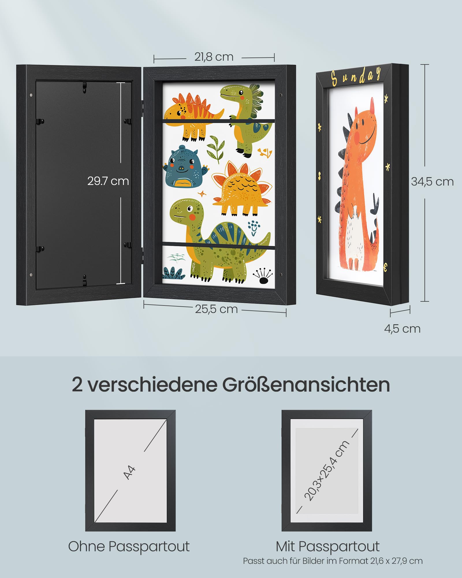 songmics-bilderrahmen-2er-set-a4-rpf052b02-aschschwarz-kinder-kunstrahmen-mit-au image 6