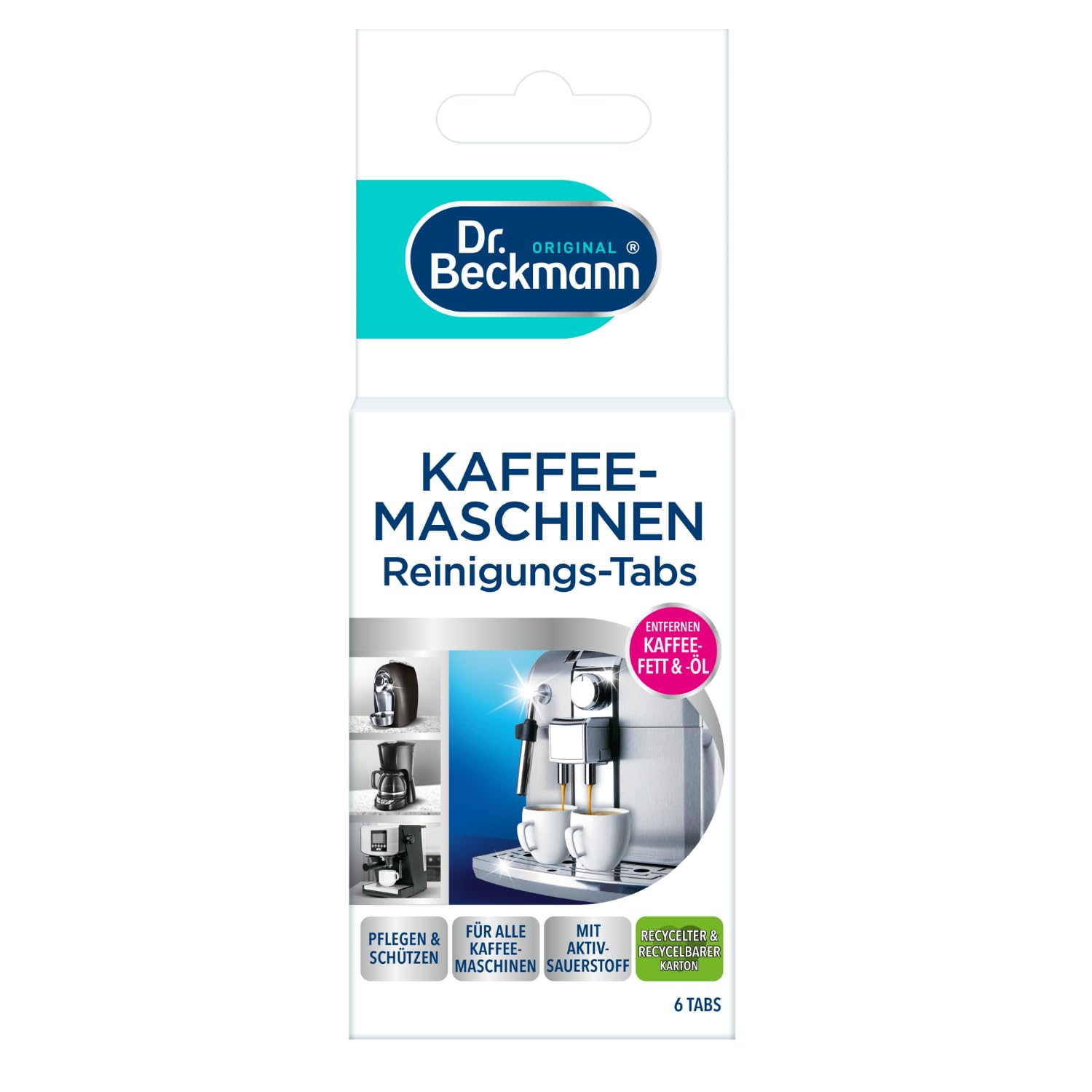 dr-beckmann-kaffeemaschinen-reinigungstabs-6-tabs image 1