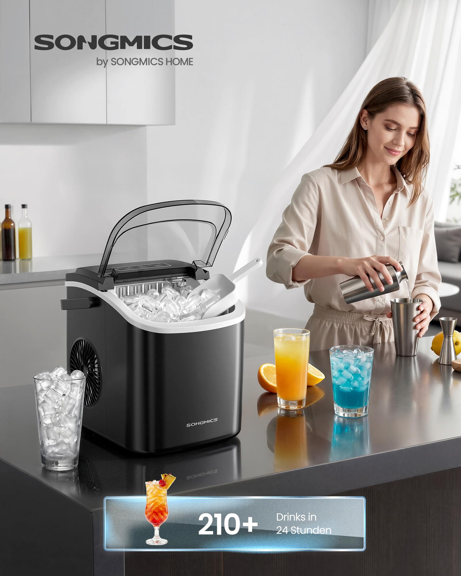 songmics-eisw-rfelmaschine-12-kg-24h-2-gr-en-selbstreinigung-tintenschwarz-xzb00 image 2