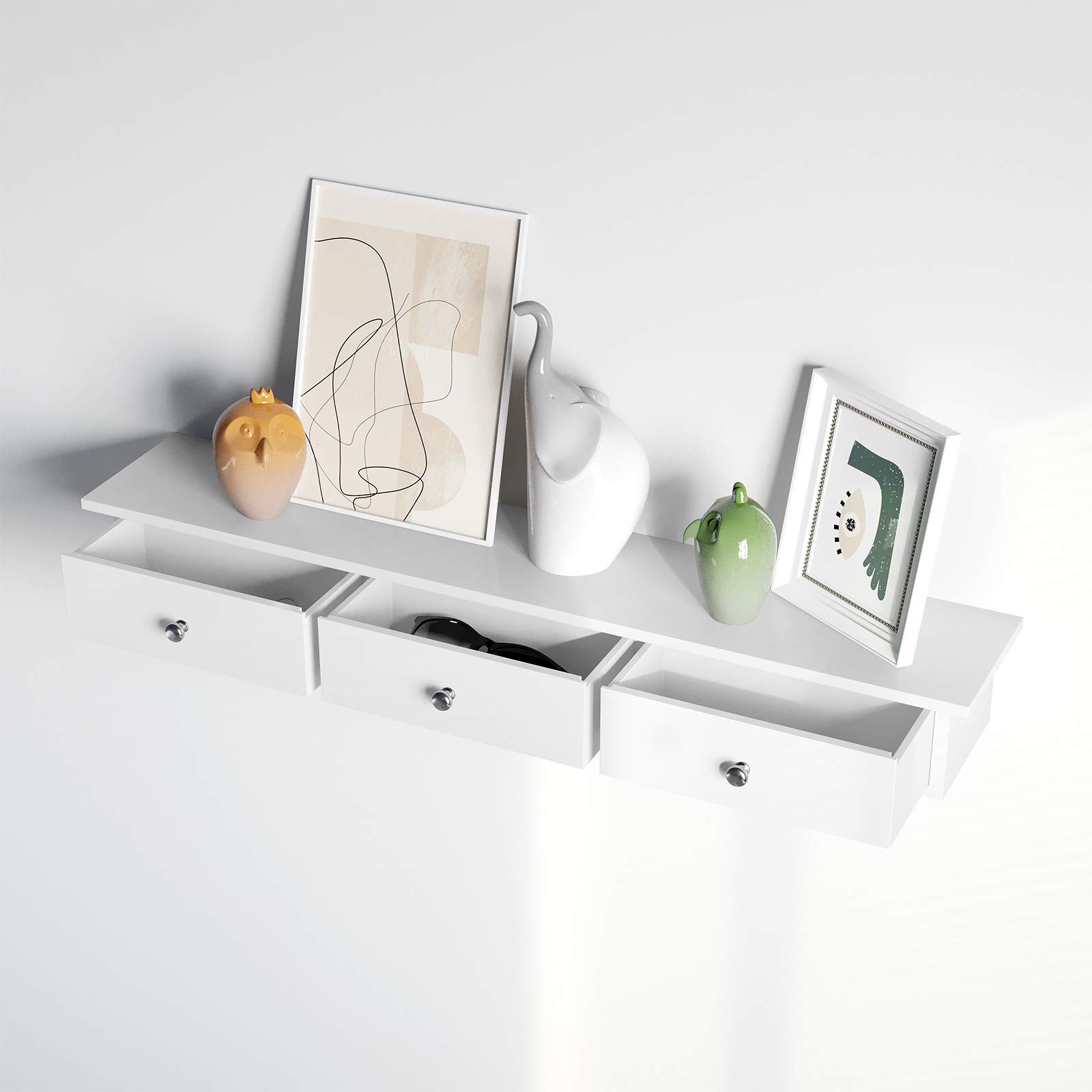 songmics-wandregal-wei-mit-3-schubladen-80cm-lws085w01 image 5