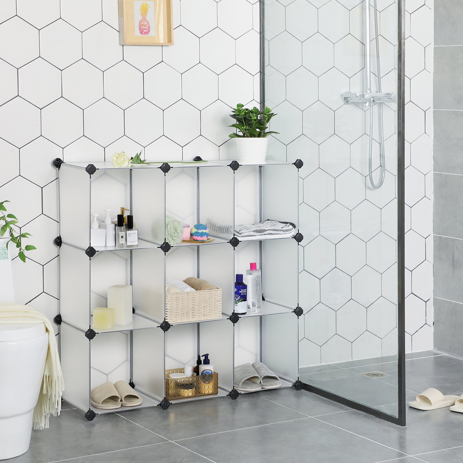songmics-kunststoffschrank-steckregal-lpc115s-wei-93-x-31-x-123-cm image 5