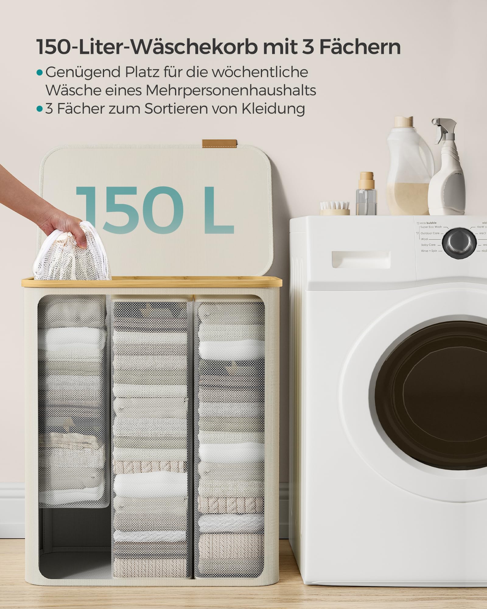 songmics-lcb515w01-w-schekorb-150-l-3-f-cher-cremewei image 3