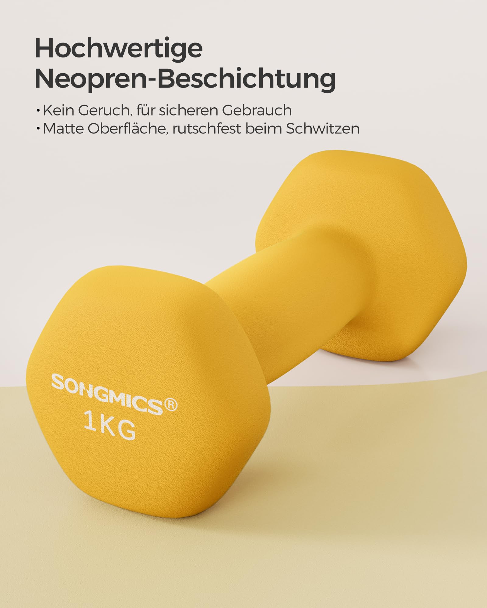 songmics-hexagon-hanteln-2er-set-neopren-kurzhanteln-krafttraining image 2