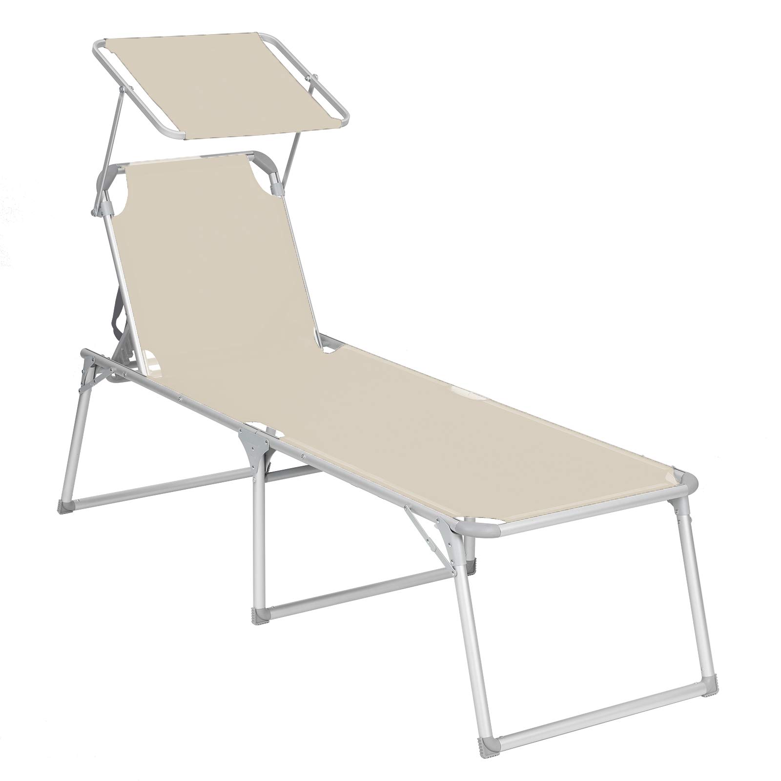 songmics-sonnenliege-gcb26be-mit-dach-65-x-200-x-48-cm-beige-bis-150-kg image 1